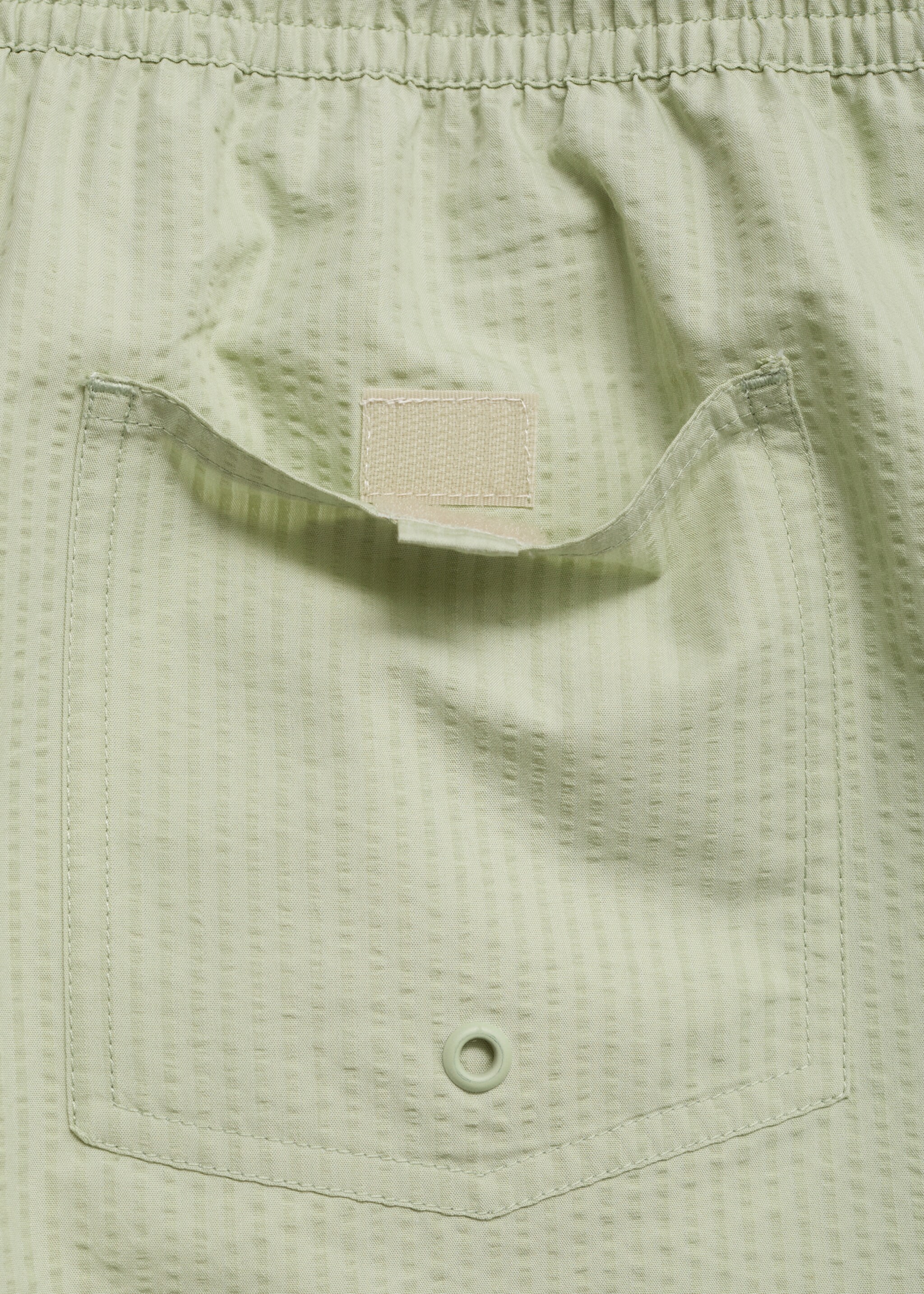 Seersucker swimming trunks - Details of the article 0
