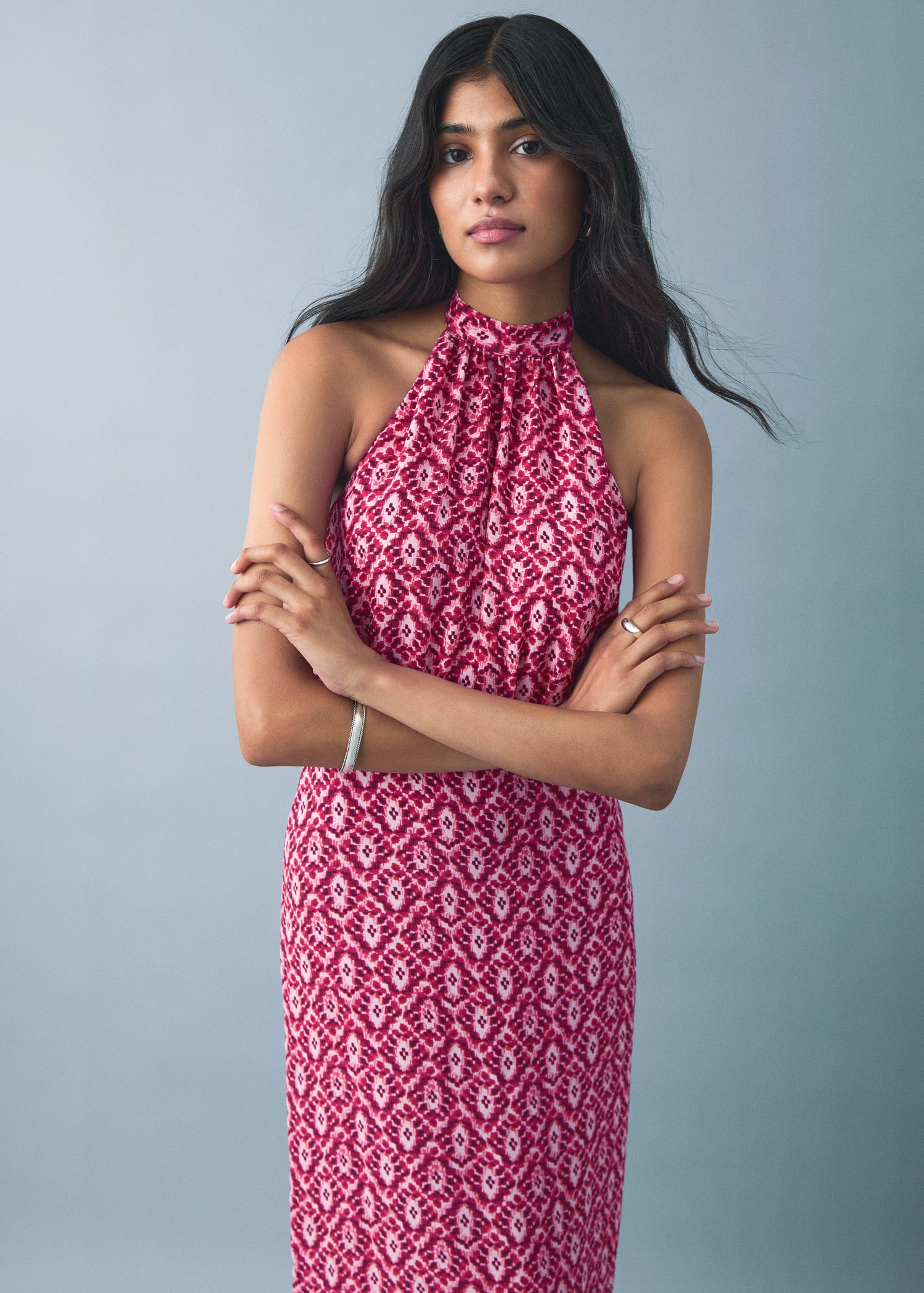 Pink Vestido Estampado Floral Mango Vestido Halter Estampado Floral MANGO Repblica Dominicana Pink Vestido Estampado Floral Mango Vestido Halter Estampado Floral MANGO Repblica Dominicana