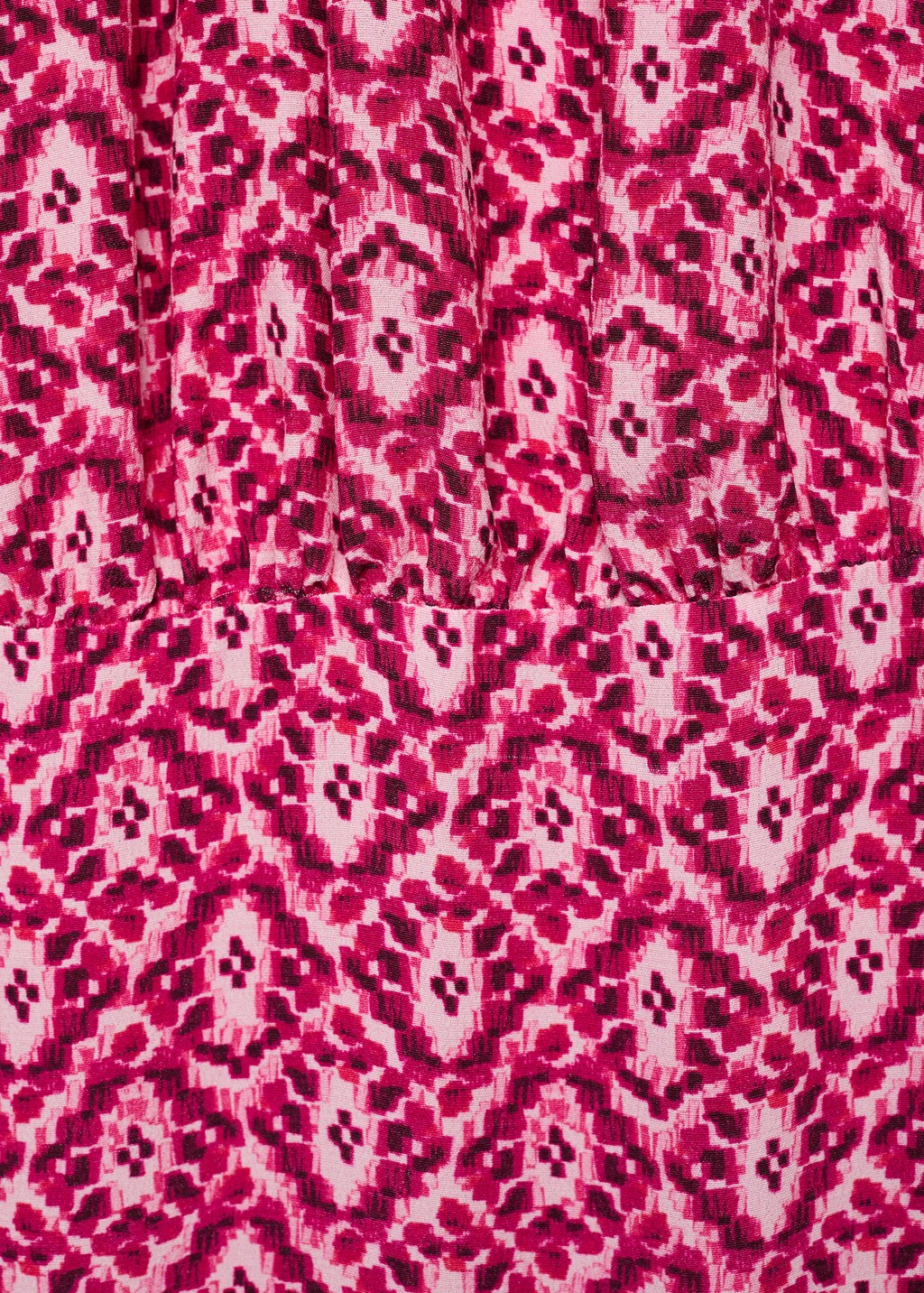 Halter-neck printed dress