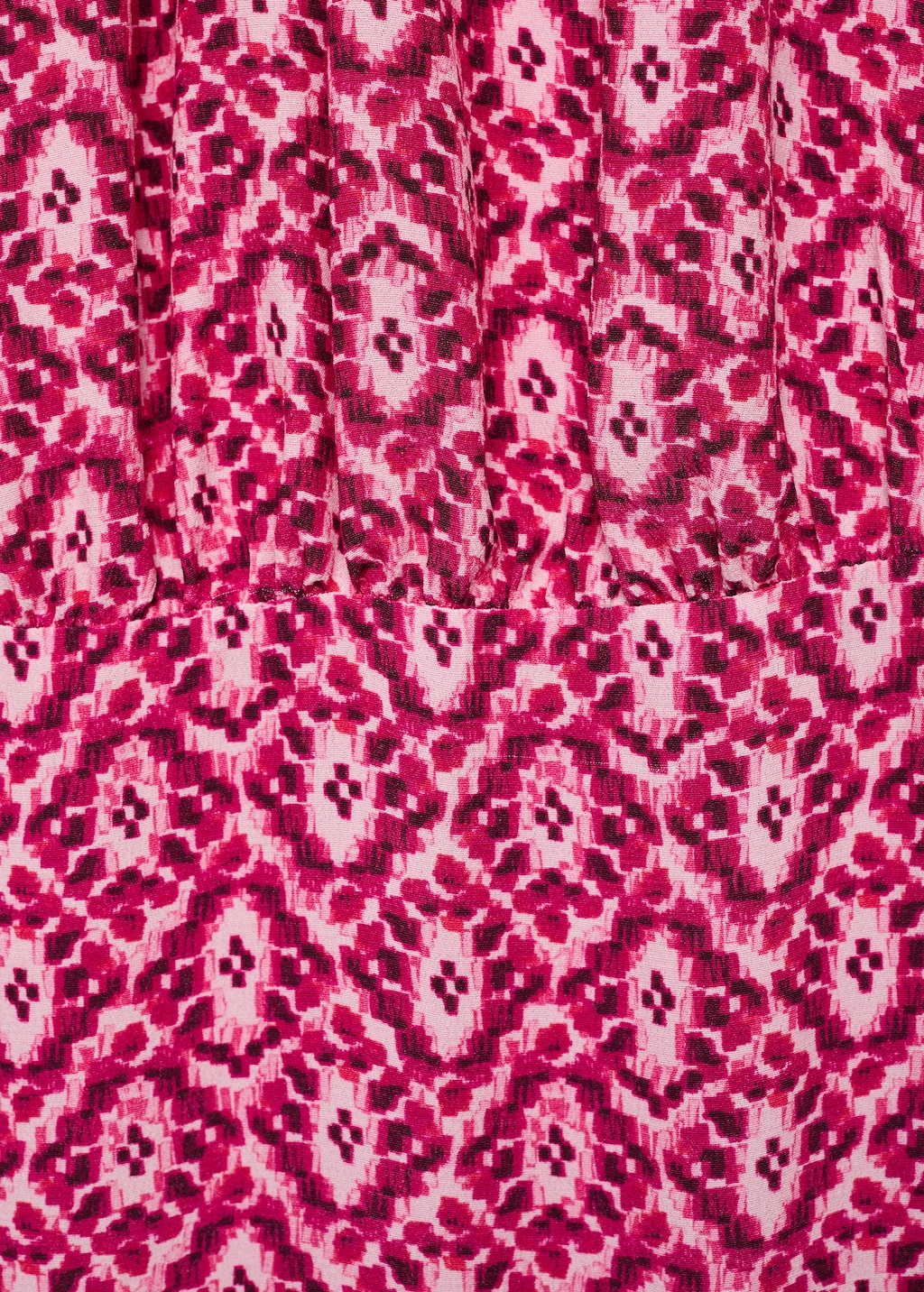 Halter-neck printed dress