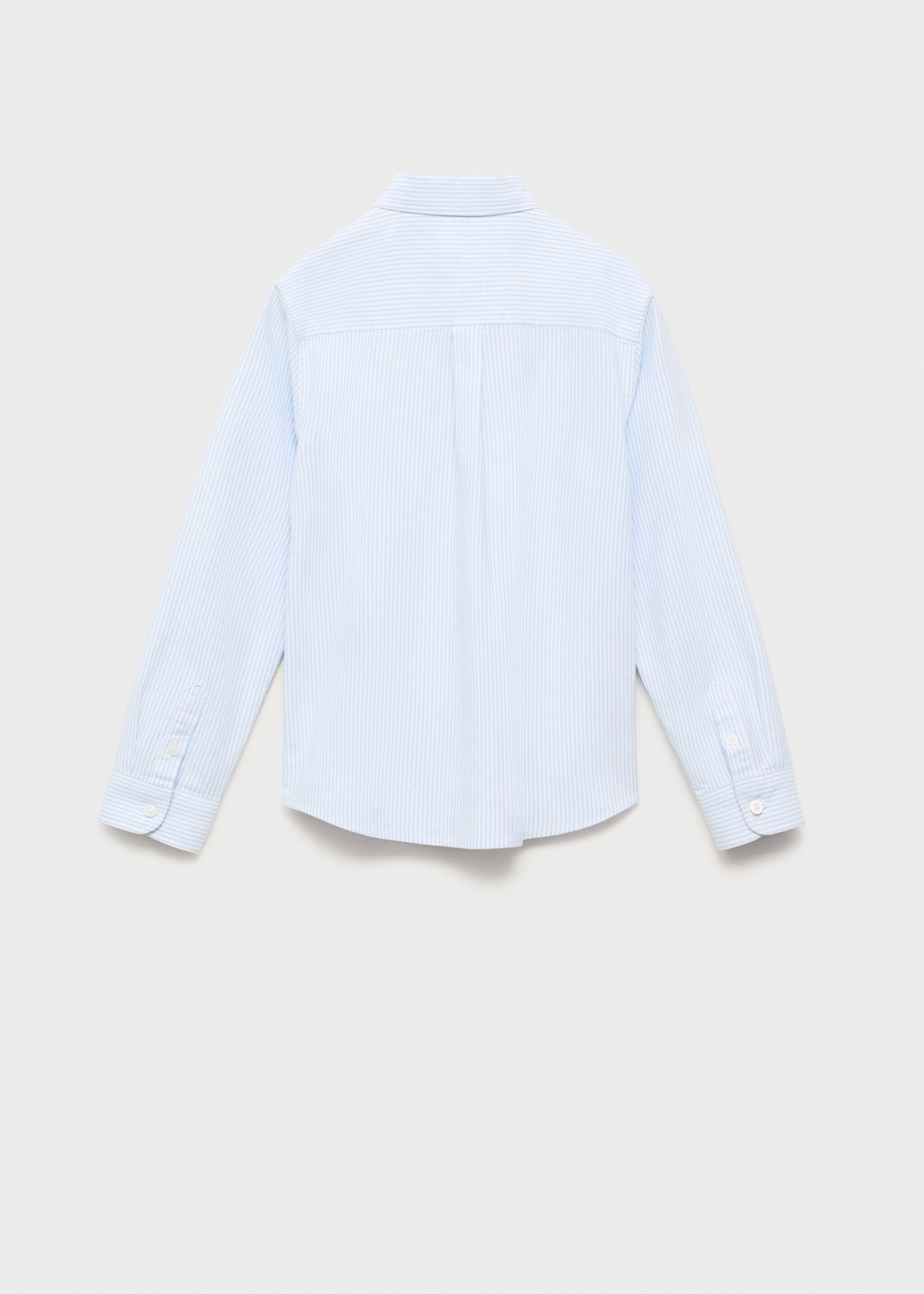 Camisa Oxford às riscas - Verso do artigo