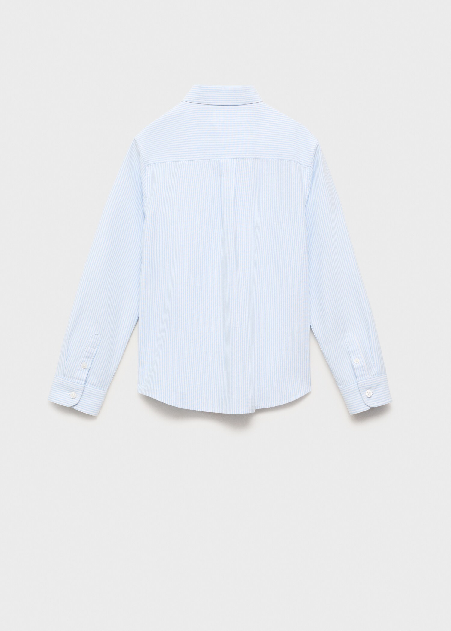 Camisa Oxford às riscas - Verso do artigo