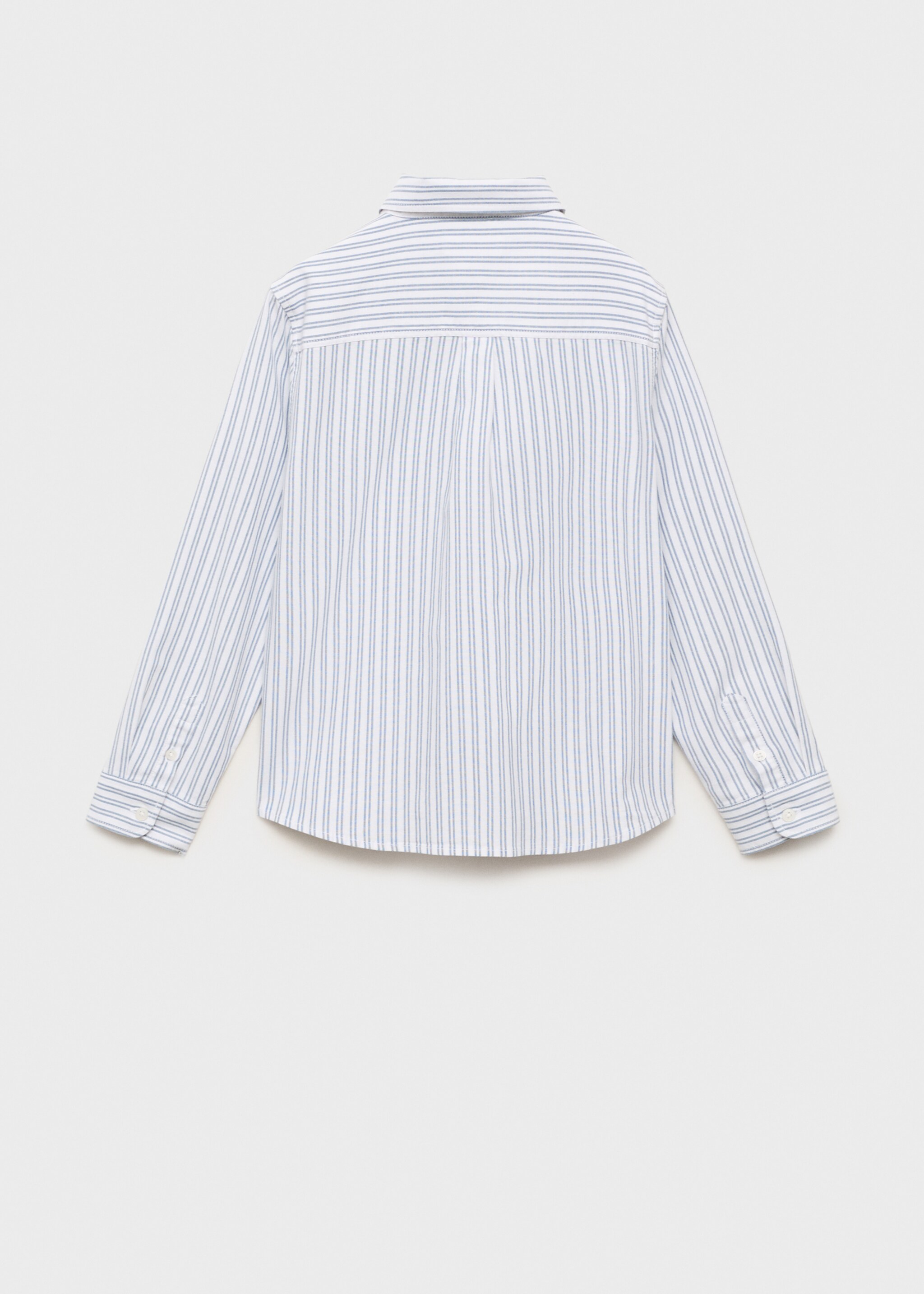 Camisa Oxford às riscas - Verso do artigo