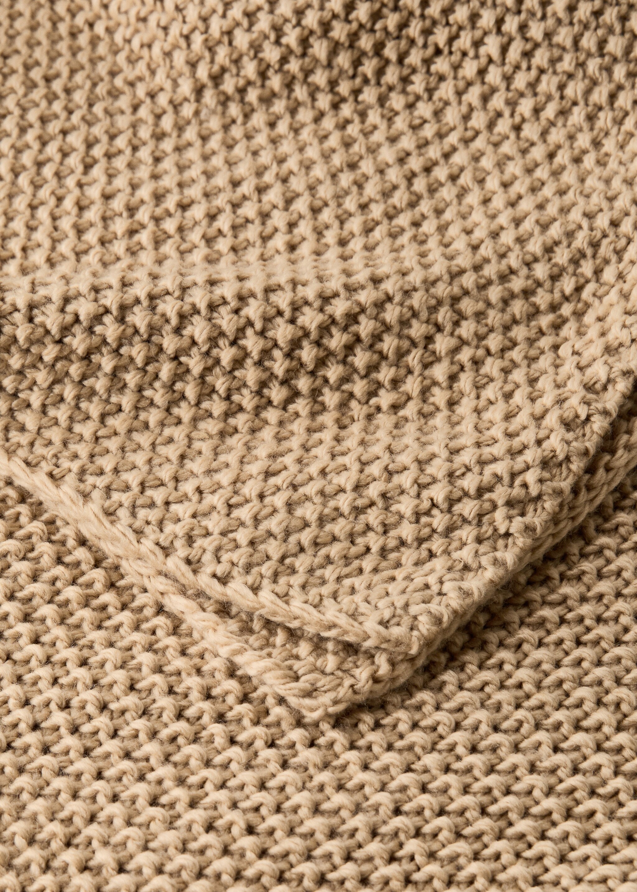 Decke mit Strickmuster - Detail des Artikels 1