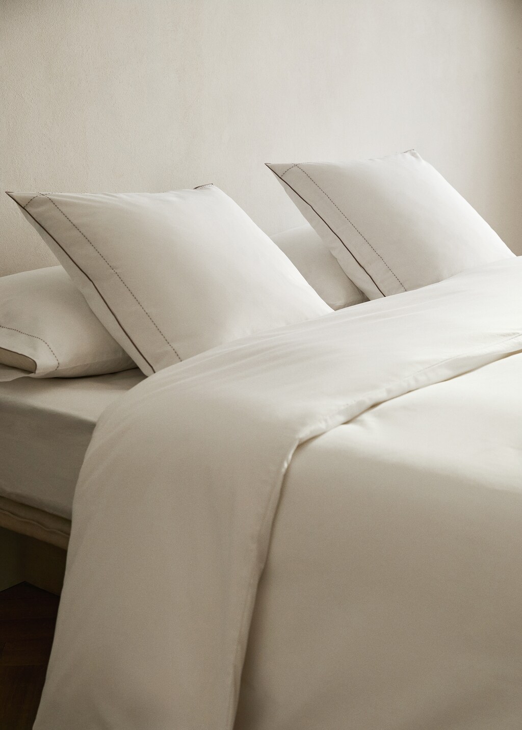 200-thread count percale cotton duvet cover for 180/200 cm bed