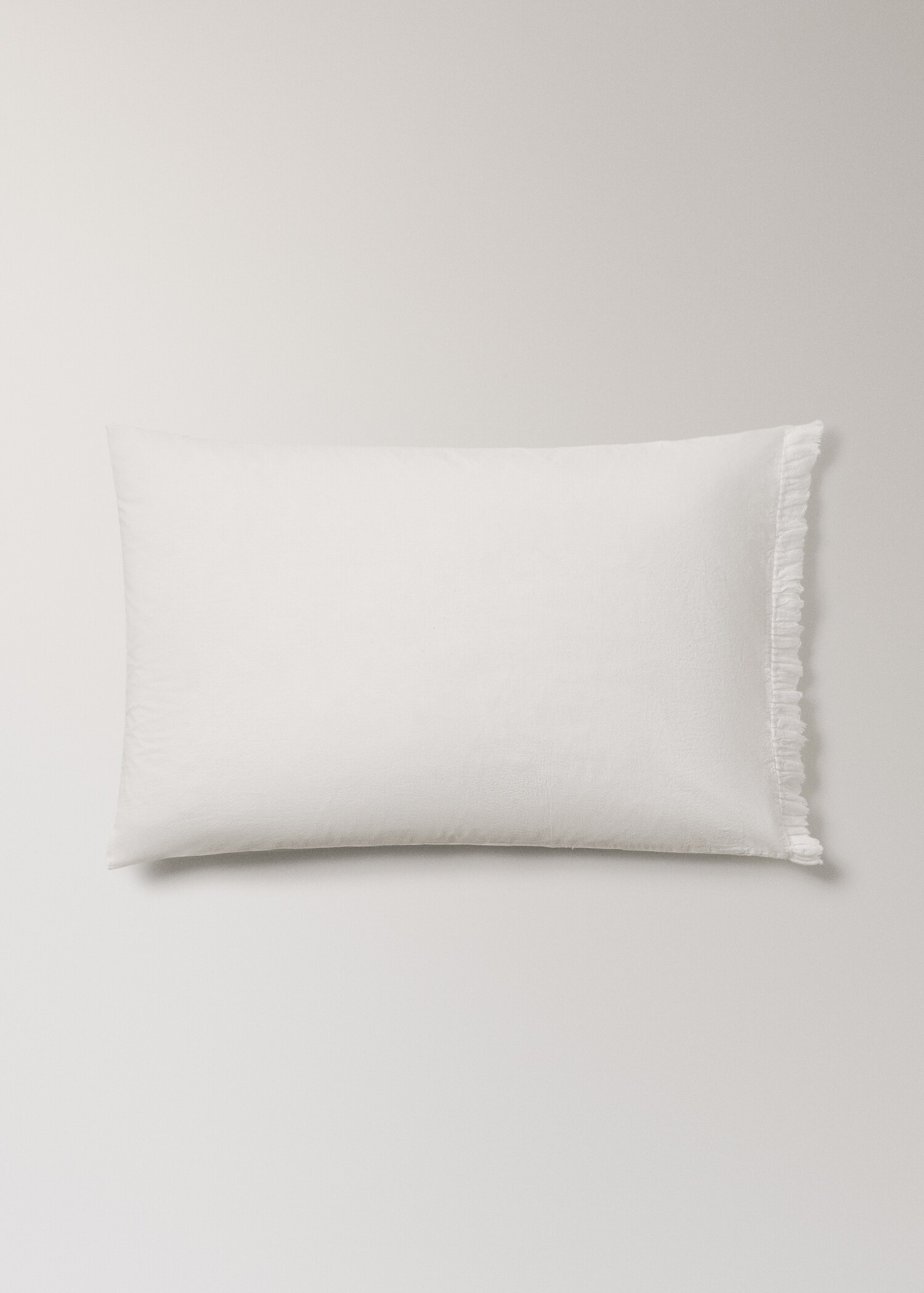 Two pillowcases cotton percale gauze frill 50x75 cm - Article without model