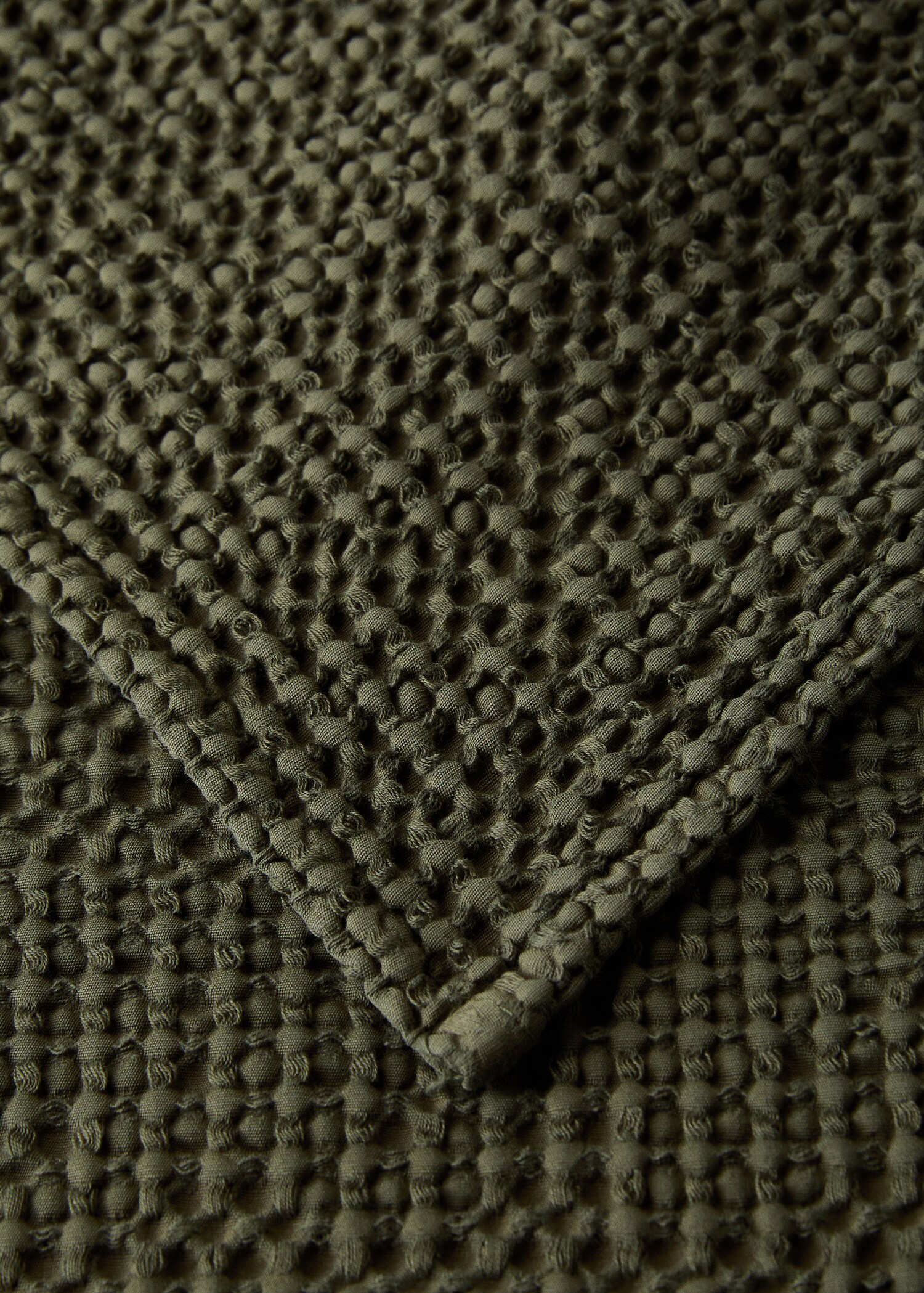 Colcha algodón garment-dyed waffle cama 180/200 cm - Detalle del artículo 1