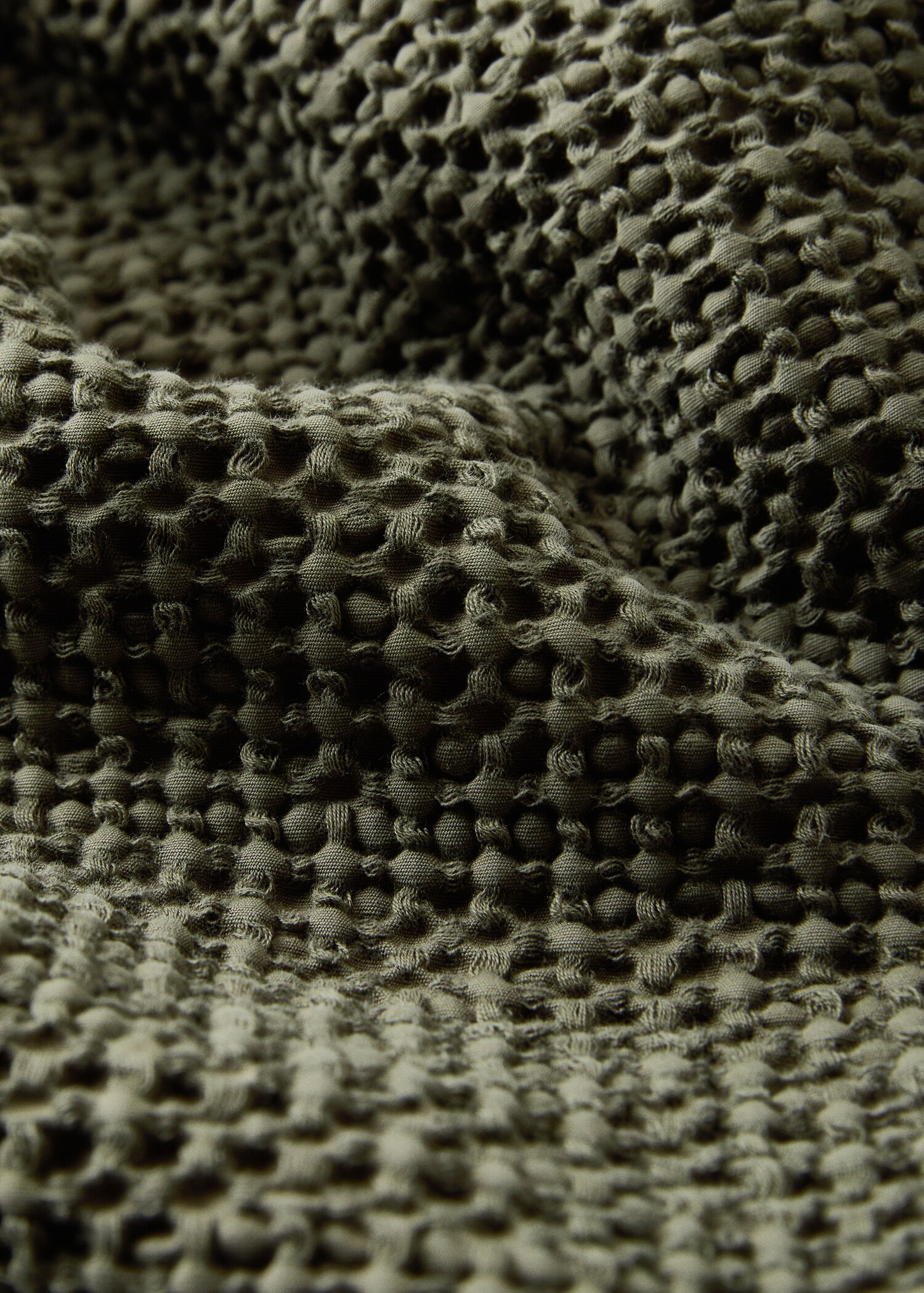 Colcha algodón garment-dyed waffle cama 180/200 cm - Detalle del artículo 2