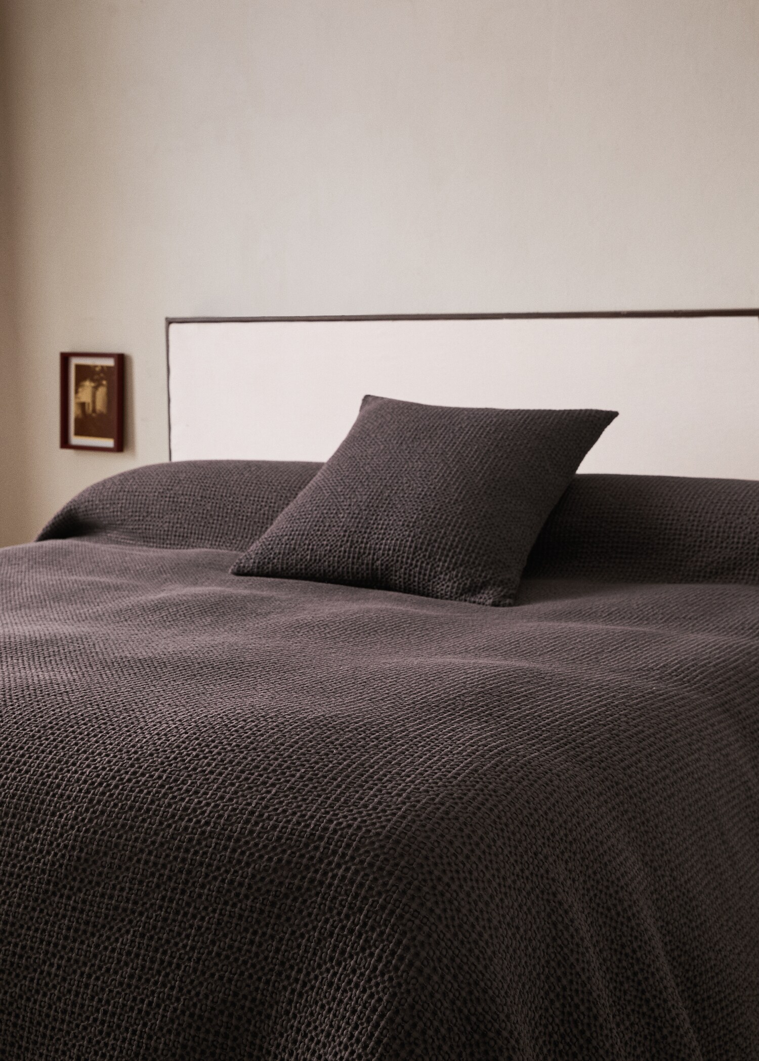 Colcha algodón garment-dyed waffle cama 180/200 cm - Detalle del artículo 7