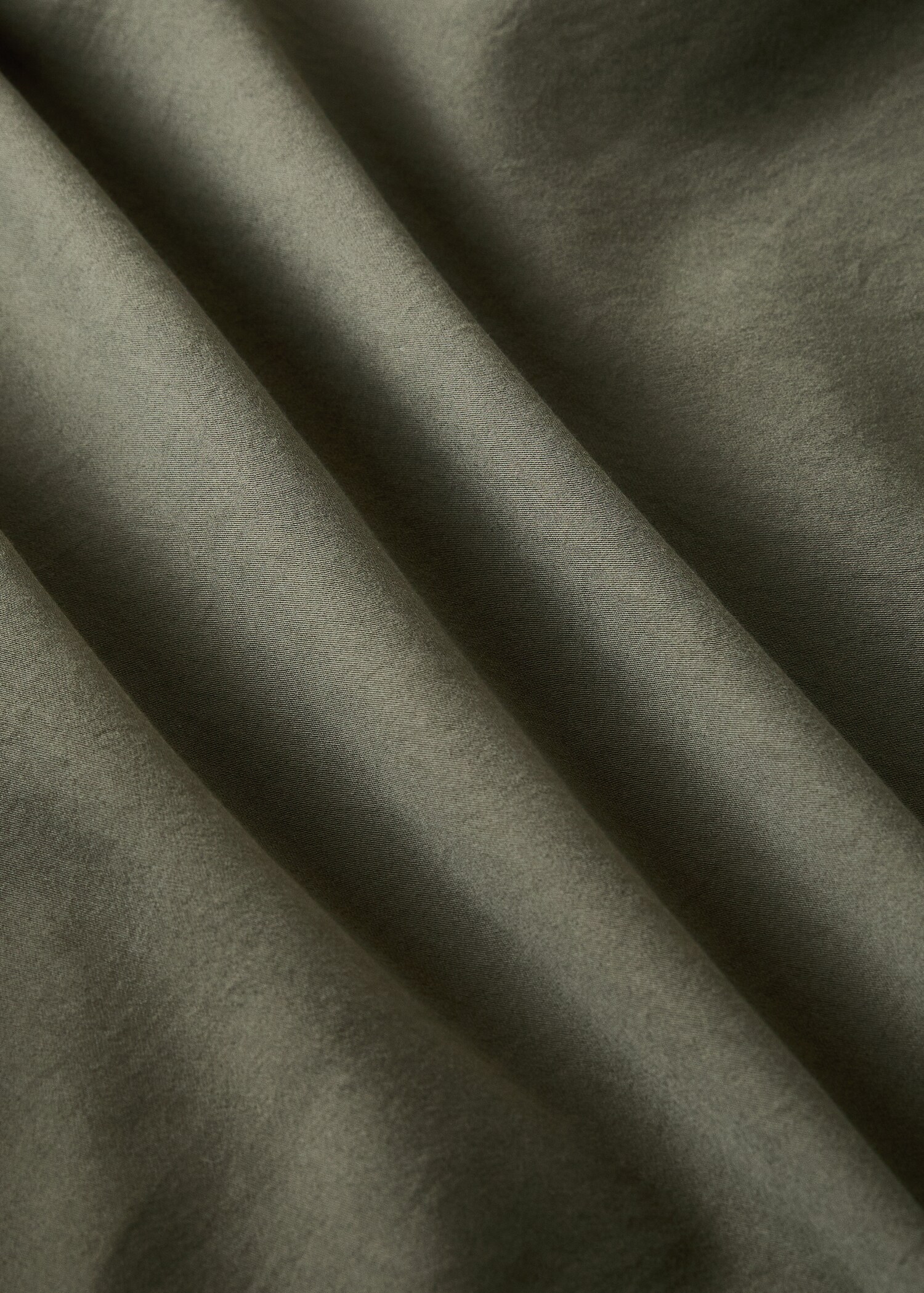Washed cotton satin double-stitched top sheet for 90 cm bed - Details of the article 3