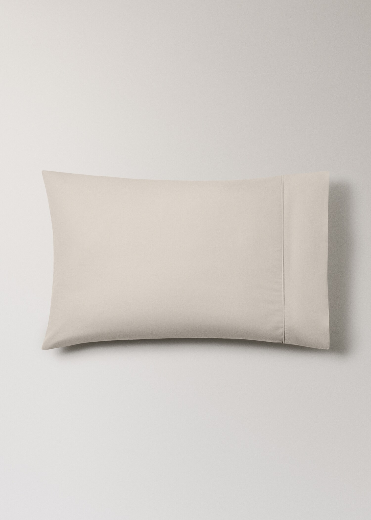 Két 500-as szálas pamut perkál párnahuzat lekerekített szegéllyel, 50x75 cm - Termék modell nélkül