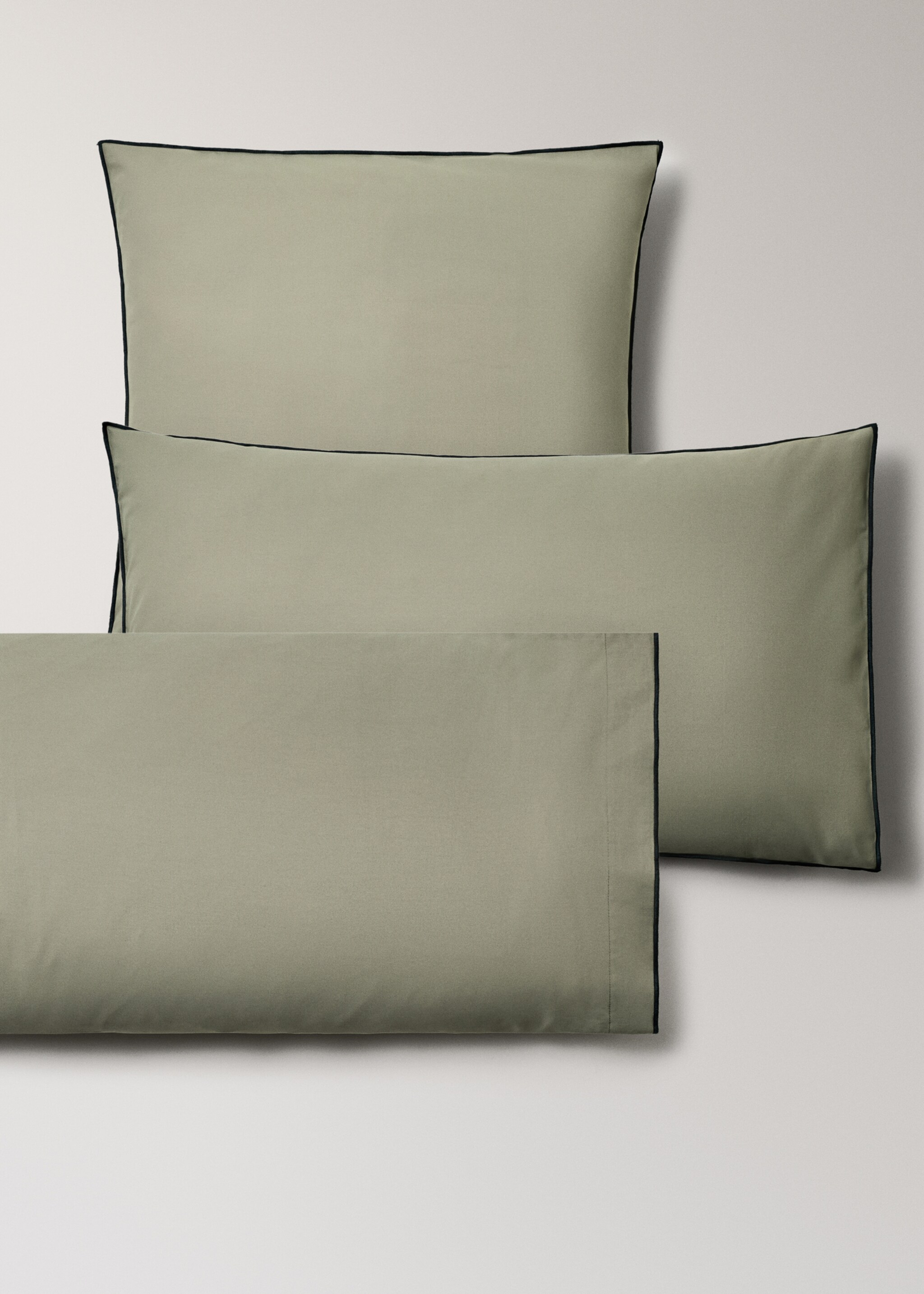 Funda almohada algodón percal overlock 45x110 cm - Detalle del artículo 4