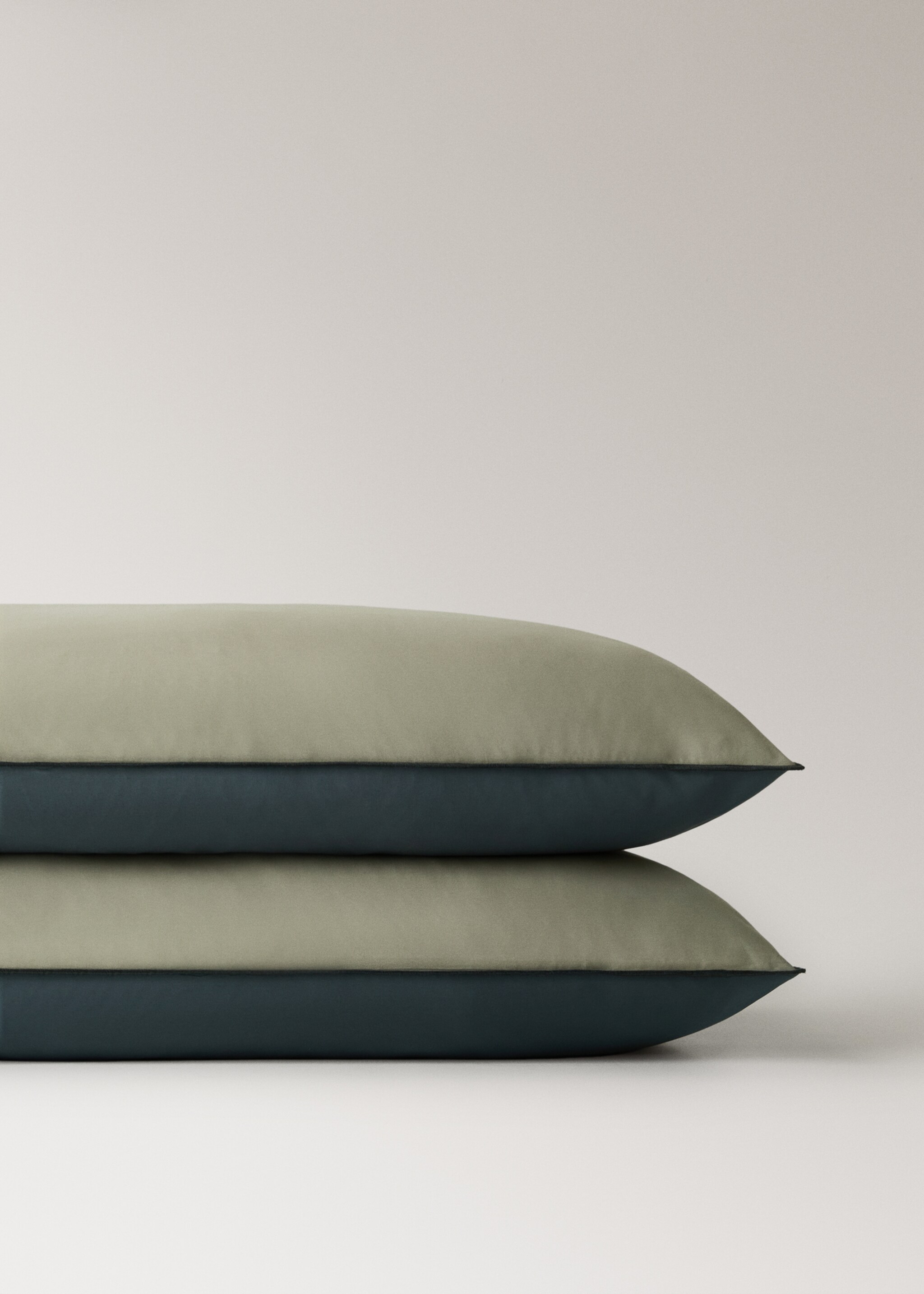Dos fundas almohada algodón percal reversible 50x75 cm - Detalle del artículo 3