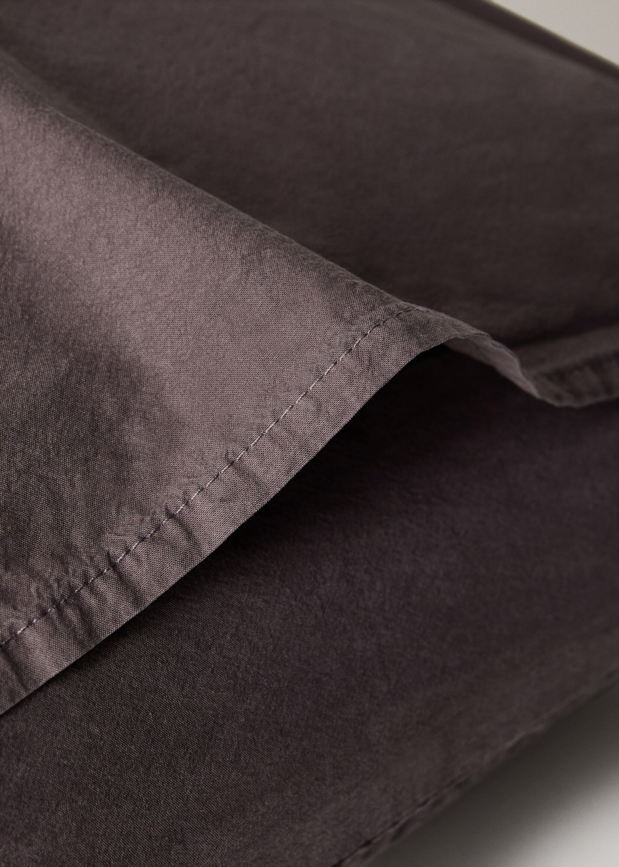 Dva povlaky na polštáře z bavlněného perkálu s vaflovou texturou 50x75 cm - Detail zboží 3, Ostružina. Ref: 17041547-00.