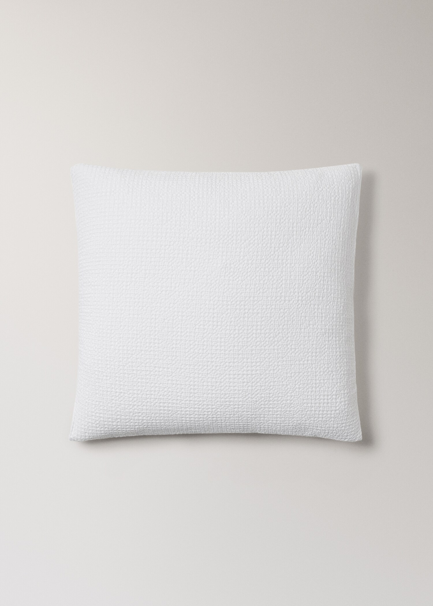 Two cotton waffle percale pillowcases 60x60 cm - Article without model