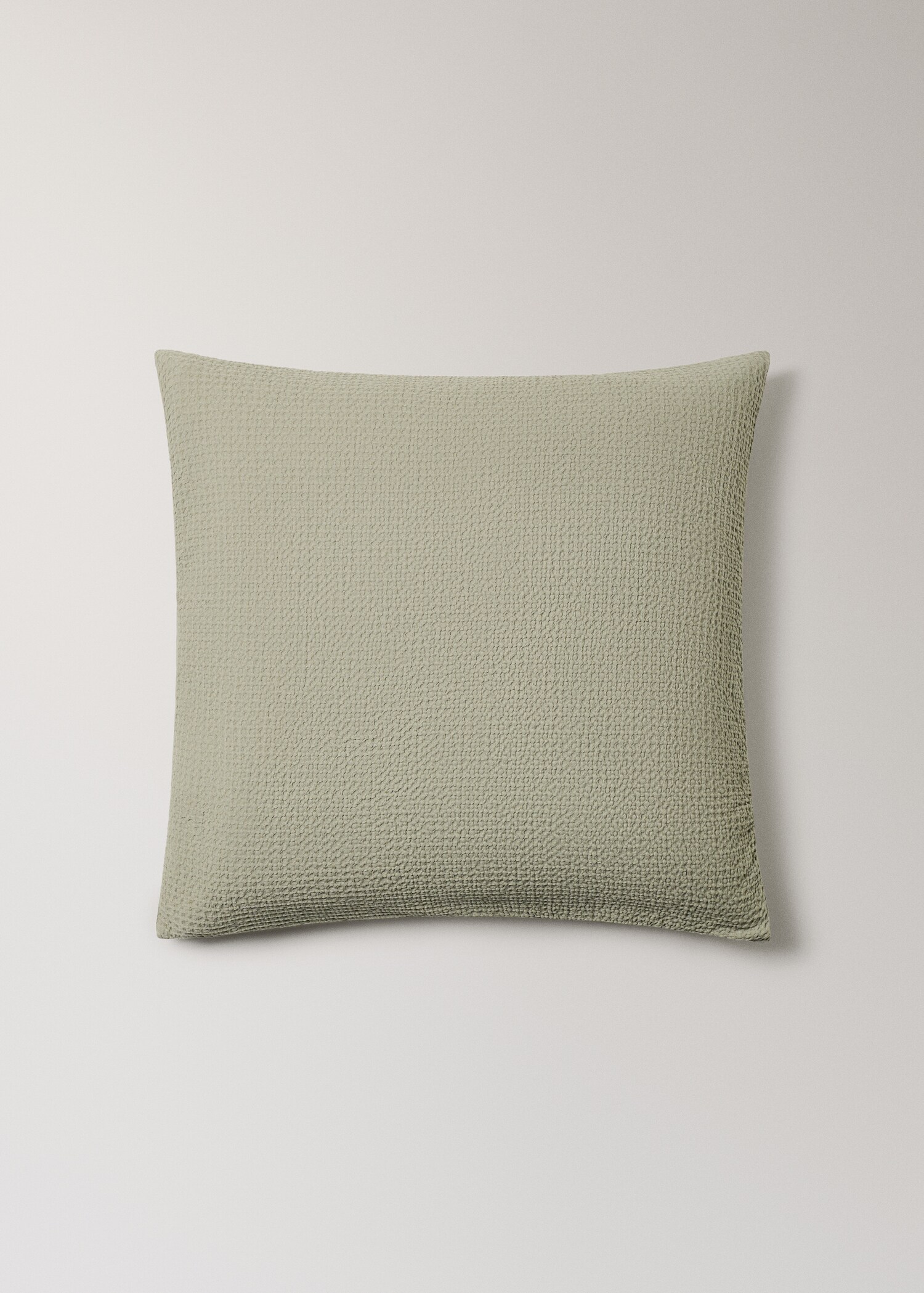 Two cotton waffle percale pillowcases 60x60 cm - Article without model