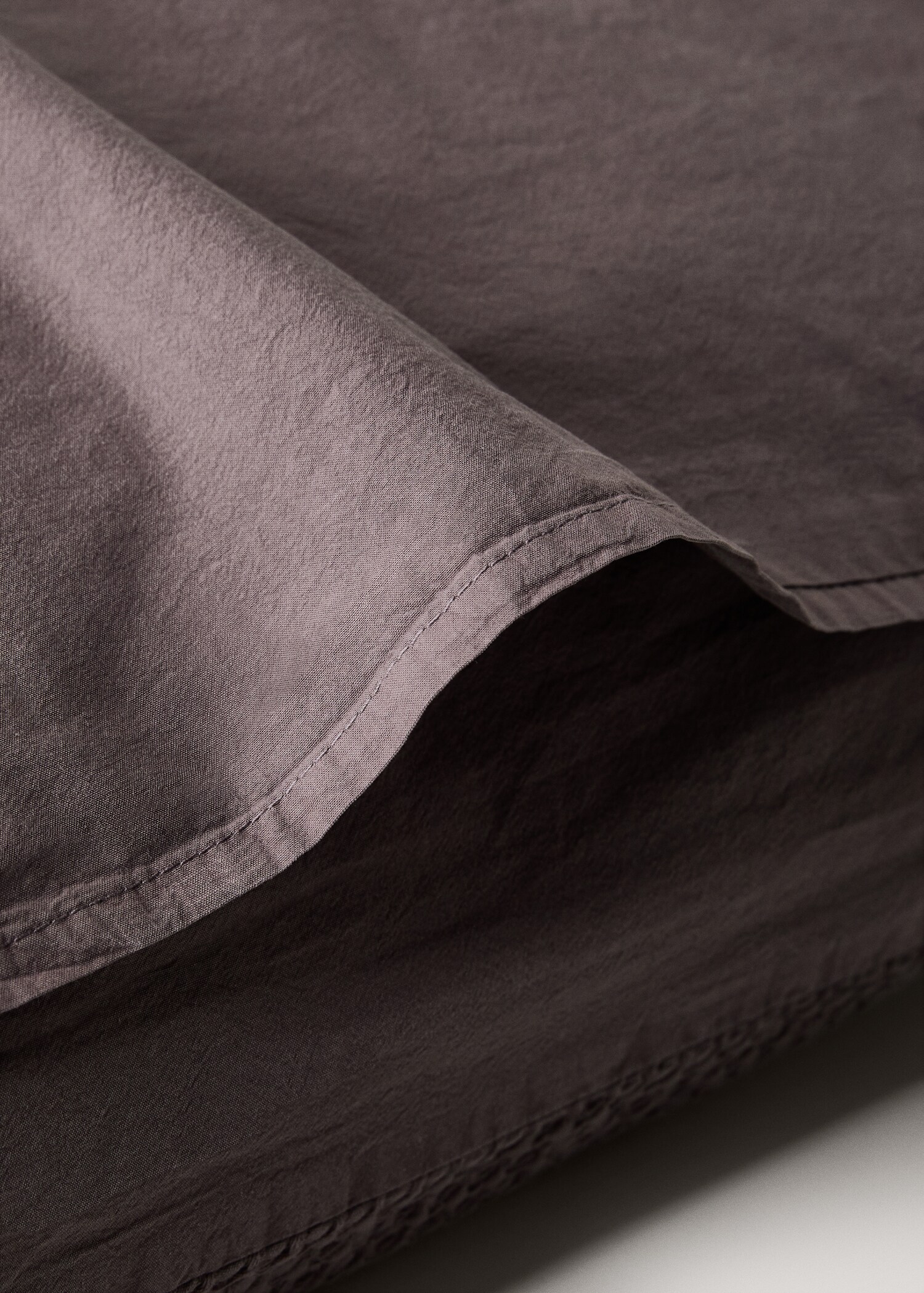 Two cotton waffle percale pillowcases 60x60 cm - Details of the article 3