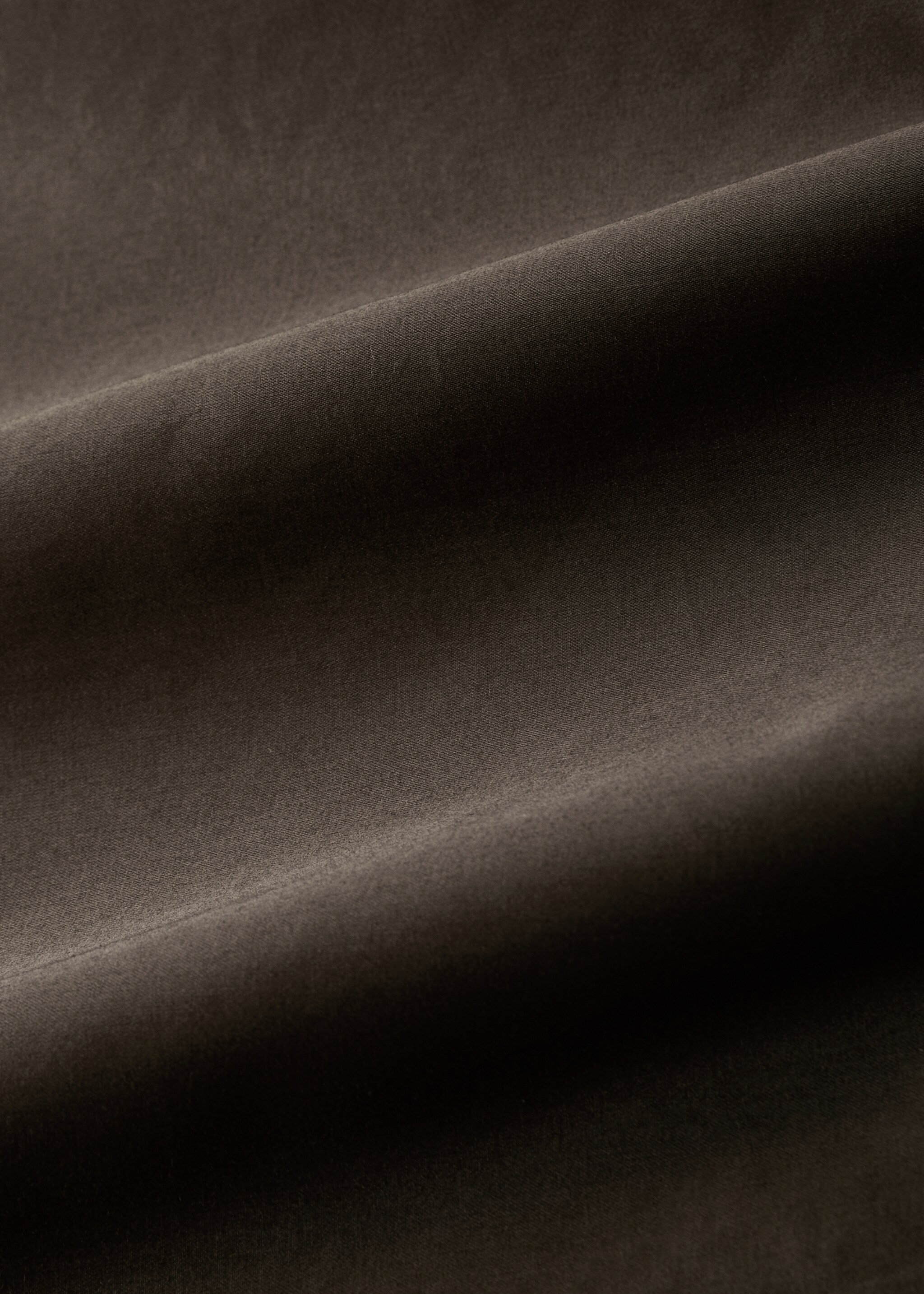 Cearceaf inferior din bumbac satinat, 600 de fire, pentru pat de 90 cm - Detaliu al articolului 2, Ciocolatiu. Ref: 17041558-00.