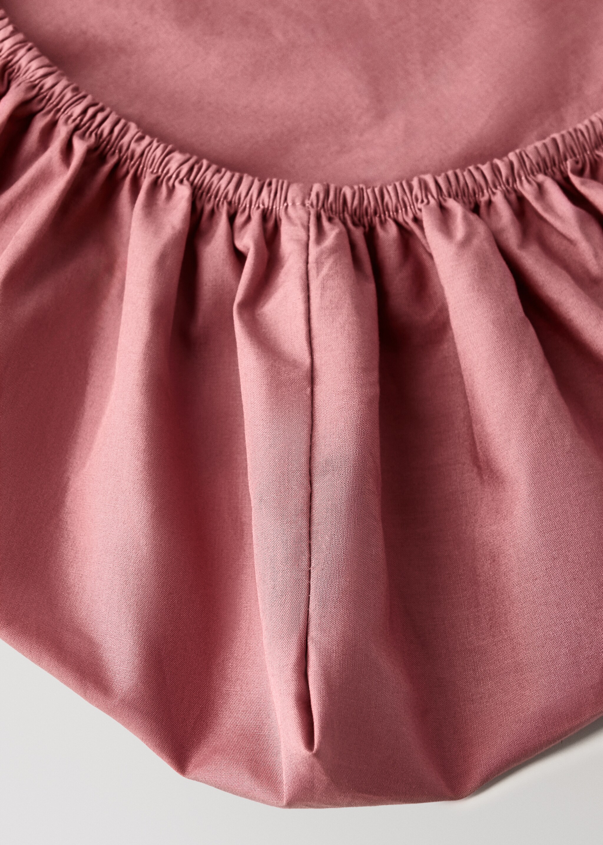 Sábana bajera algodón percal cama 90 cm - Detalle del artículo 1, Rosa. Ref: 17041564-00.