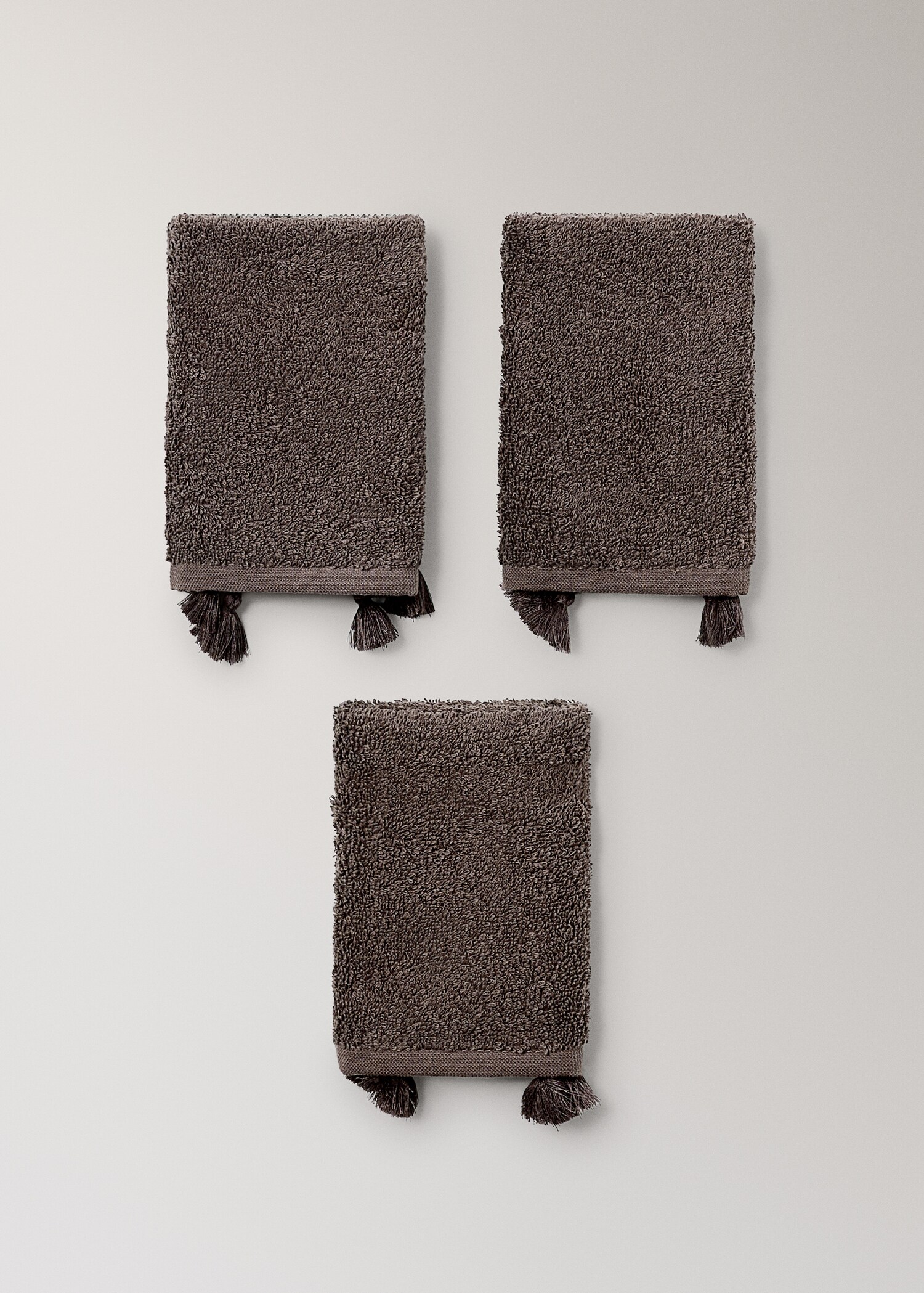 Set of 3 towels with pom-pom - Details of the article 3