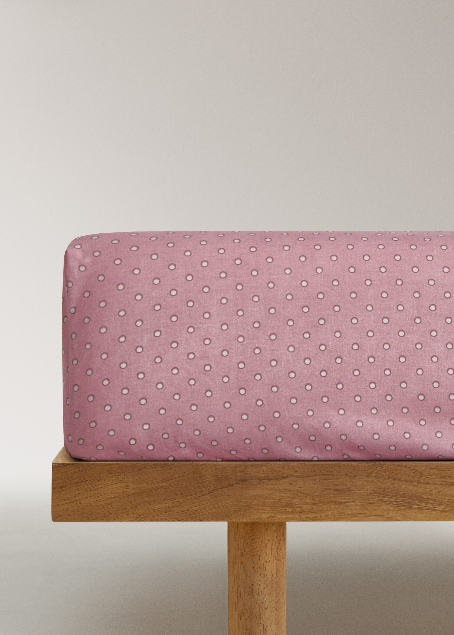Reversible Spannbettlaken aus Baumwolle mit Topitos für ein 90 cm Bett - Artikel ohne Model
