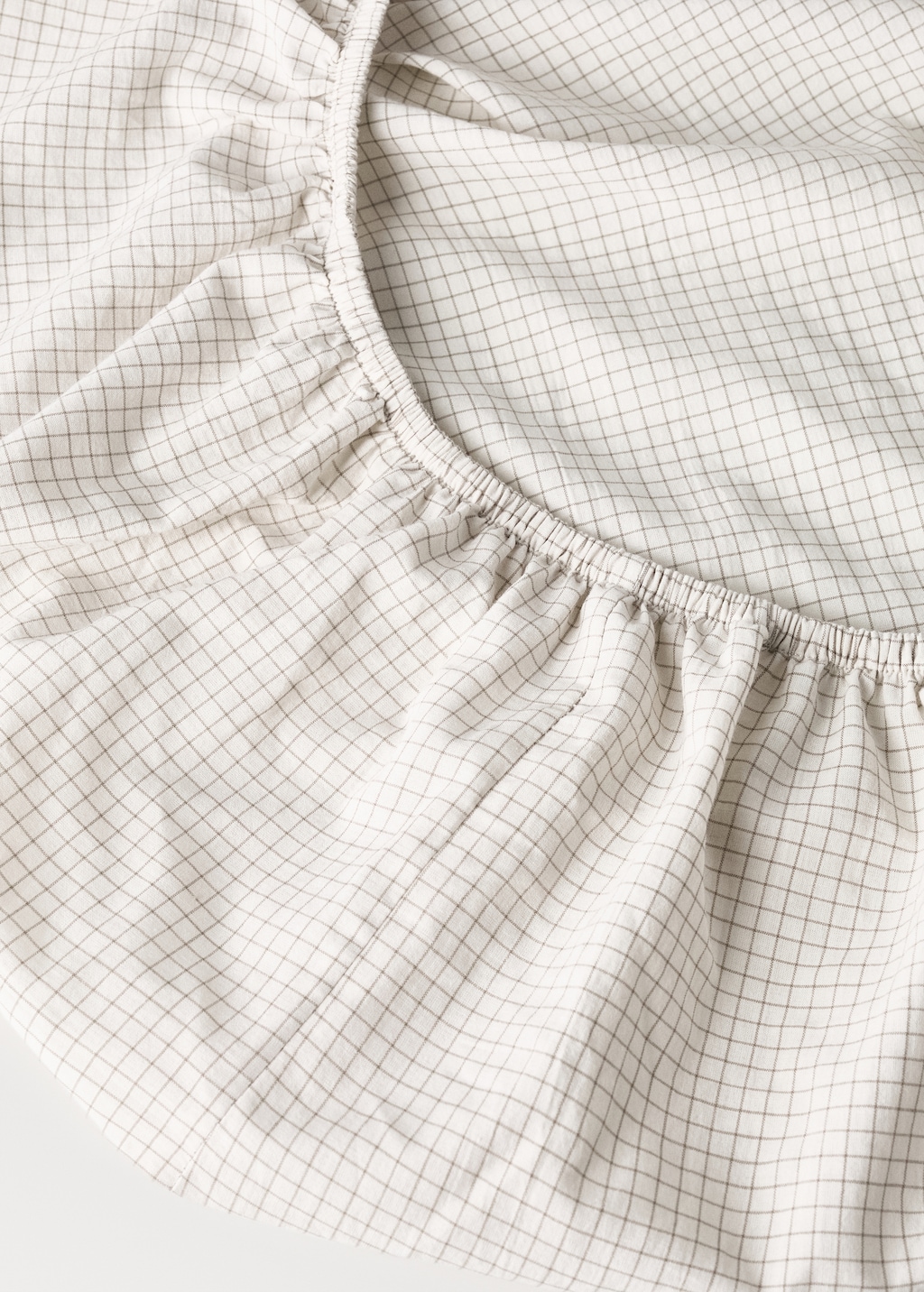 Cotton yarn-dyed fitted sheet for children's 90 cm bed