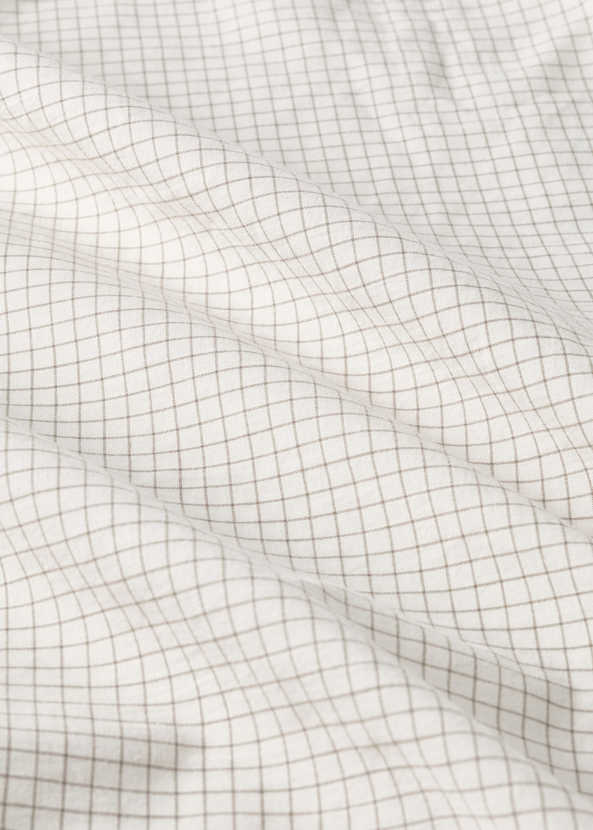 Kinder-Bettlaken aus Baumwolle, garngefärbt, Bett 90 cm - Detail des Artikels 2, Ecru. Ref: 17041580-00.