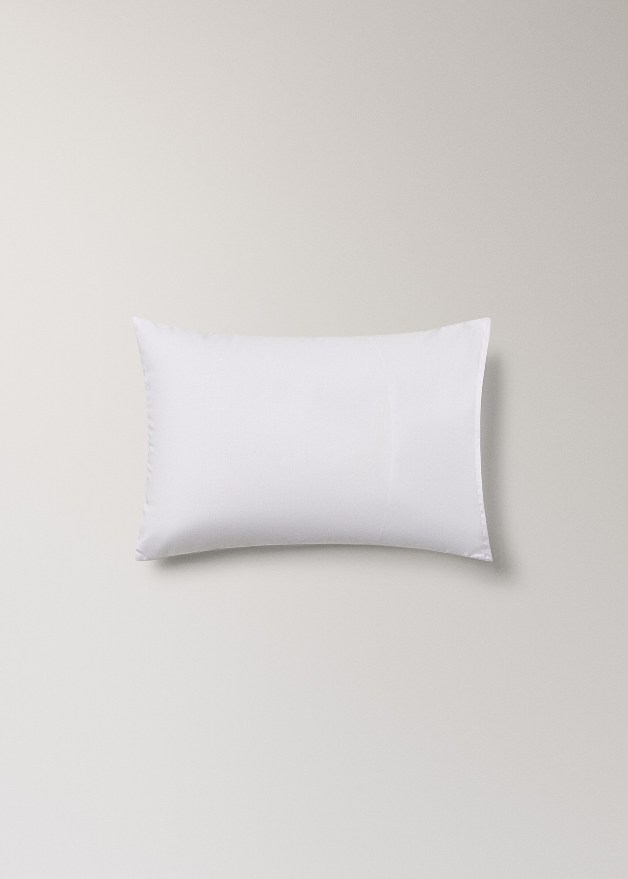 Housse de coussin enfant en coton avec broderies 20x30 cm - Détail de l'article 1, Blanc. Ref: 17041587-00.