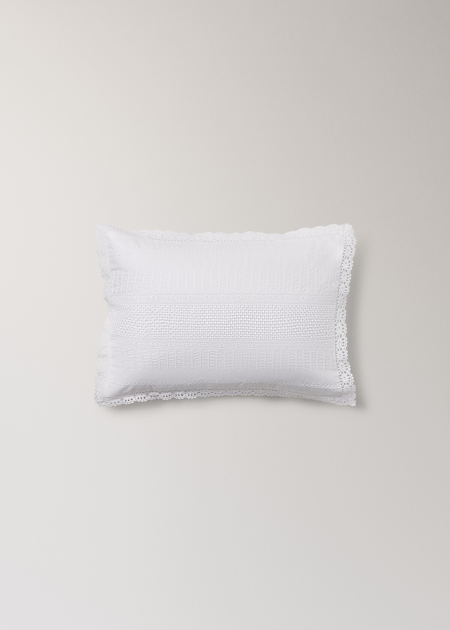 Housse de coussin enfant en coton brodé 30x40 cm - Article sans modèle