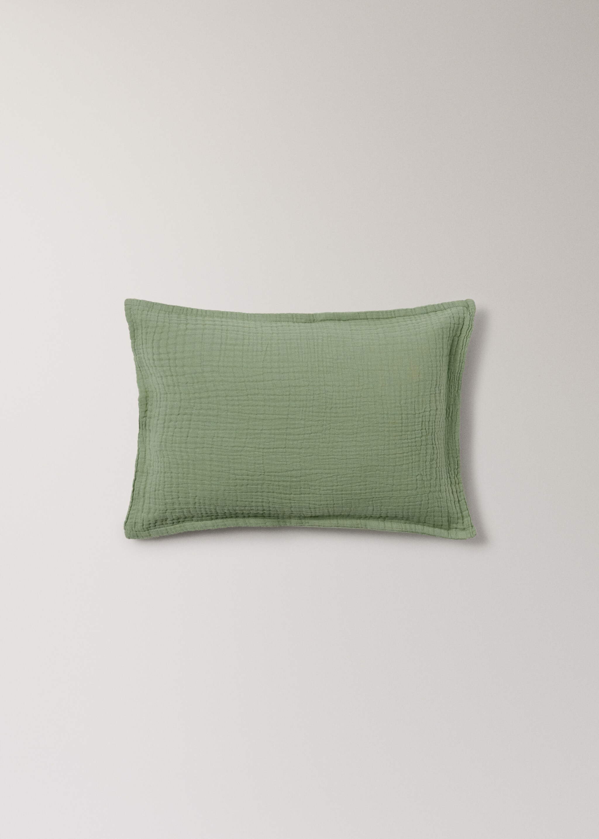 Kuddfodral fär barn i bomullsväv 30x40 cm - Artikel utan modell, Grön. Ref: 17041595-00.