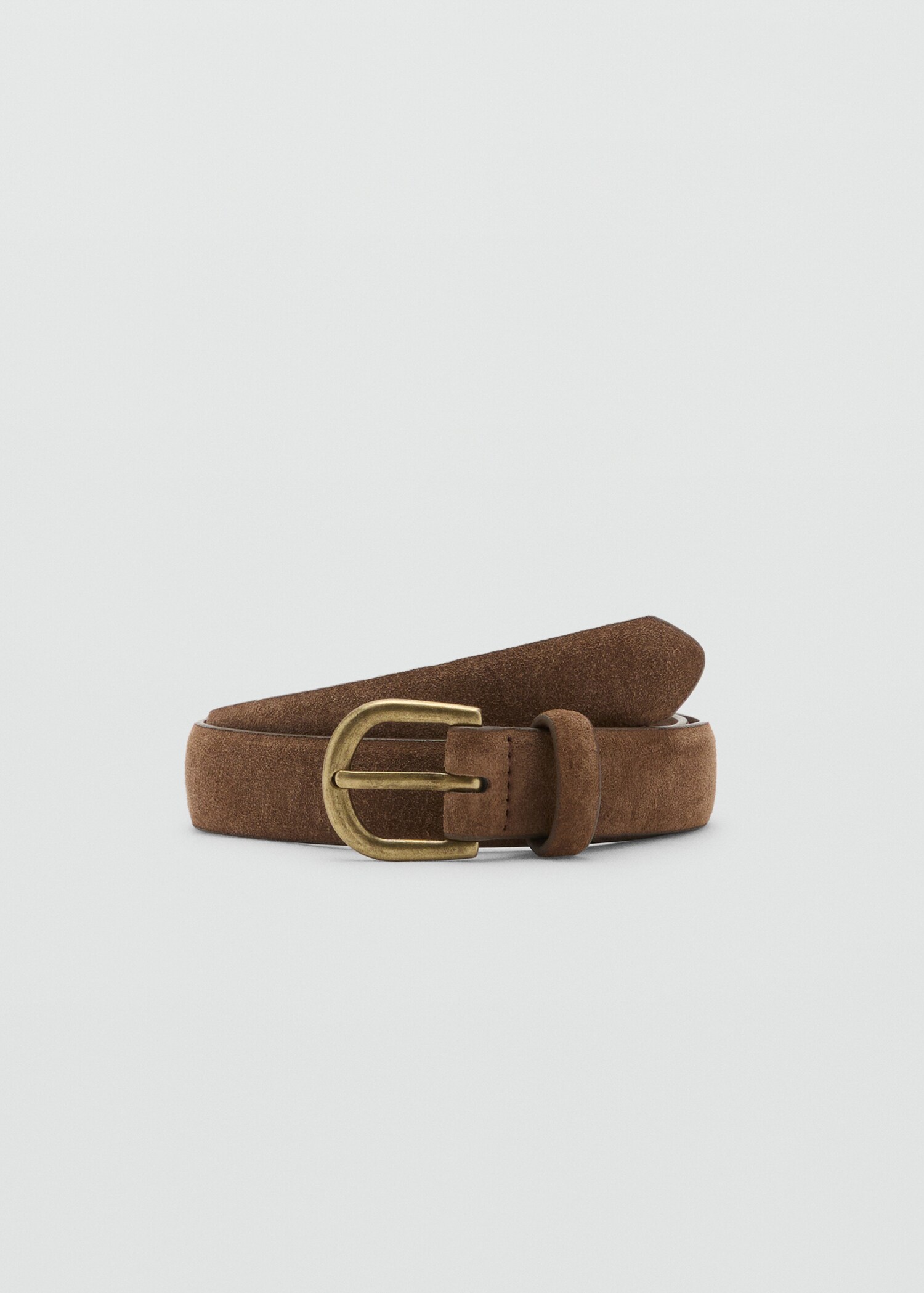 Suede leather belt - Article without model