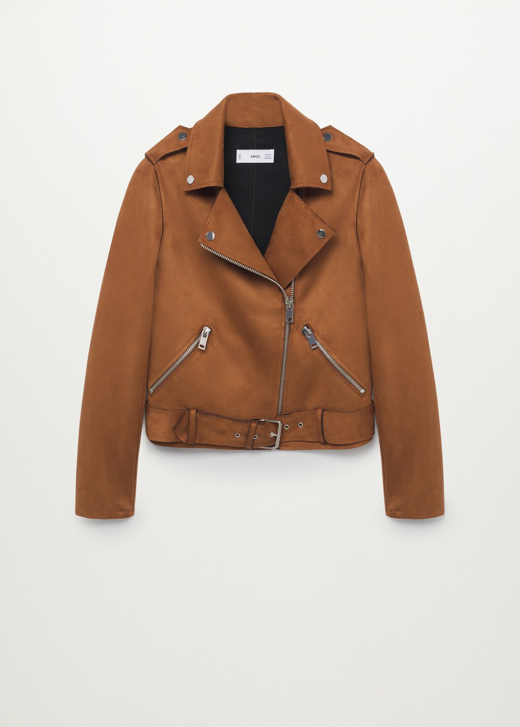 Faux suede biker jacket Women MANGO China