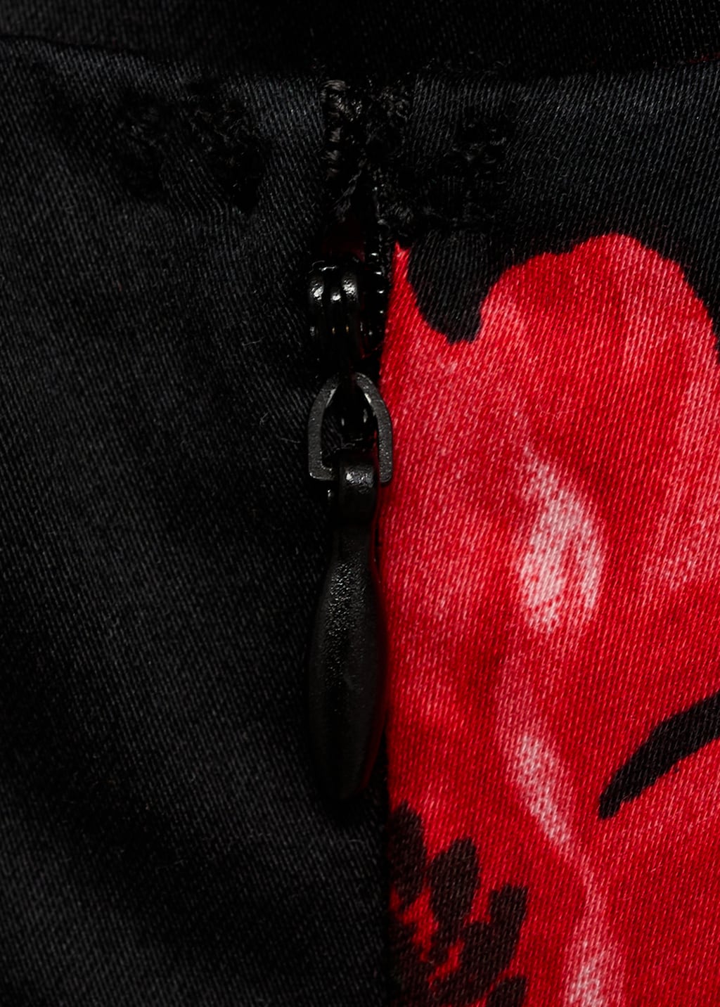 Strapless floral dress