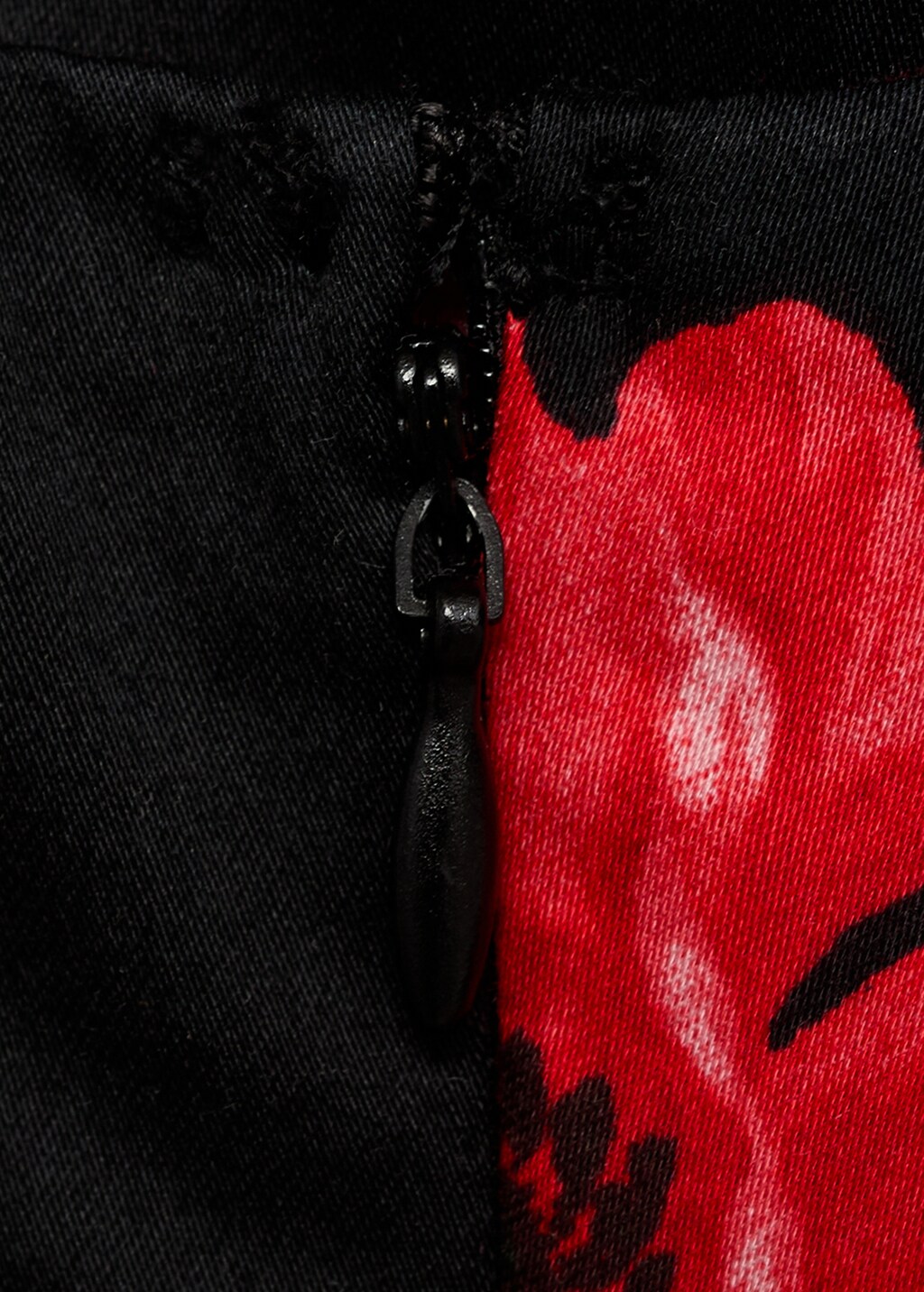 Strapless floral dress