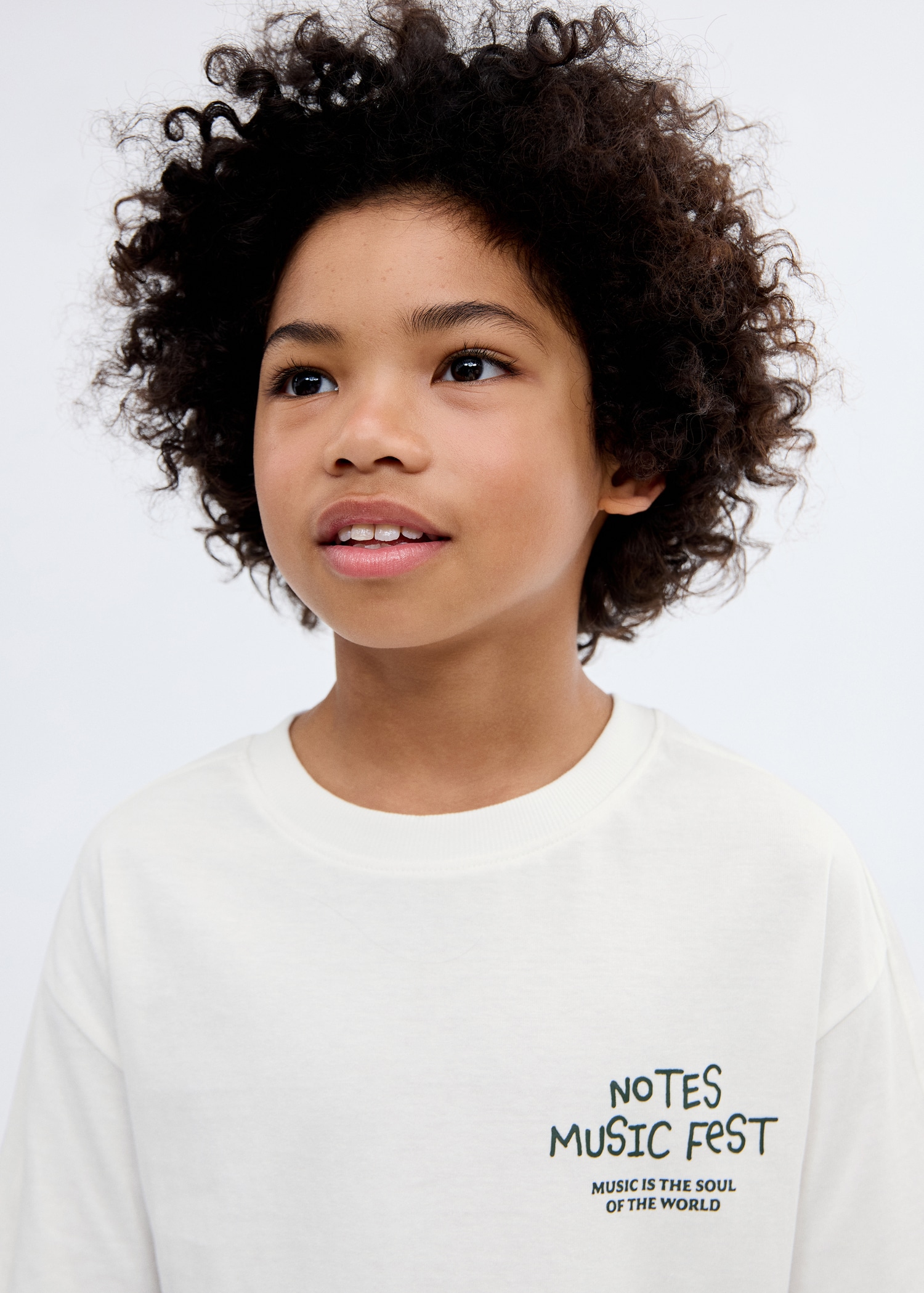 Printed cotton-blend T-shirt - Details of the article 1