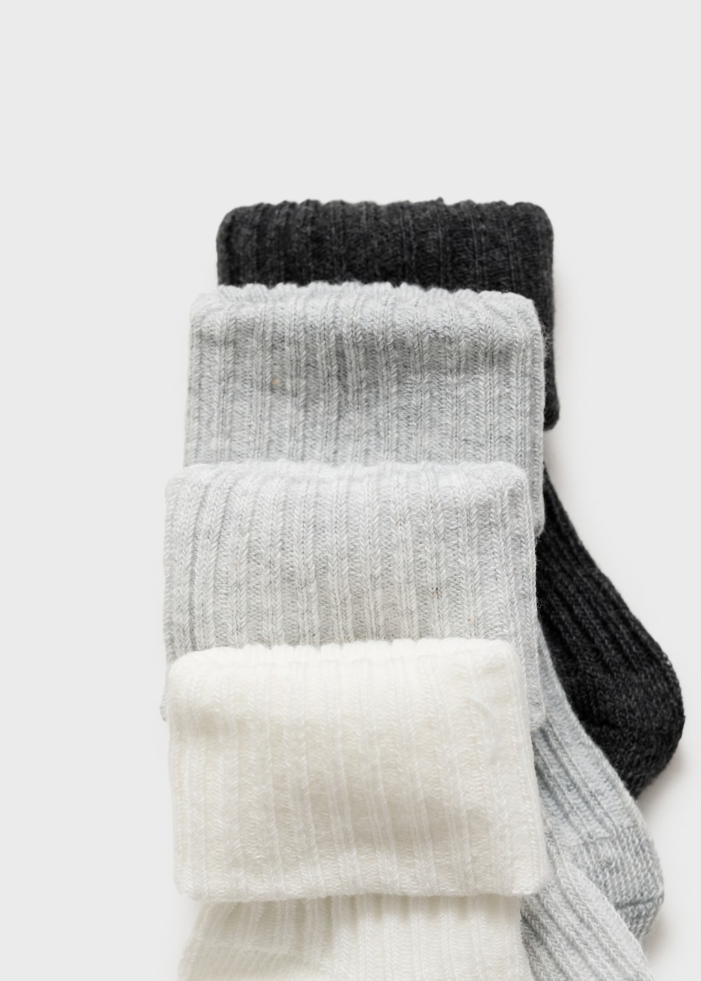4 pack ribbed socks