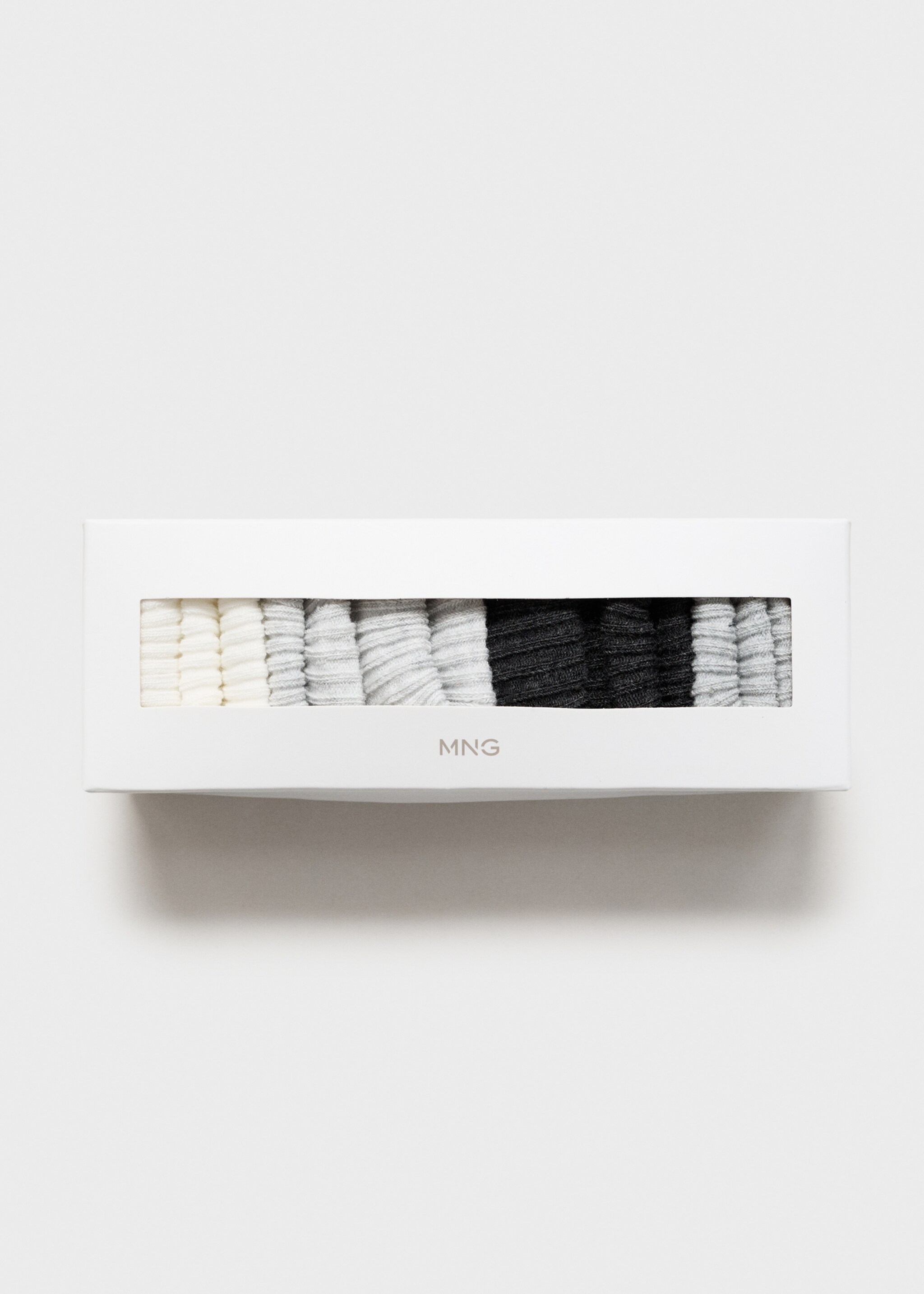 4er-Pack Rippsocken - Rückseite des Artikels