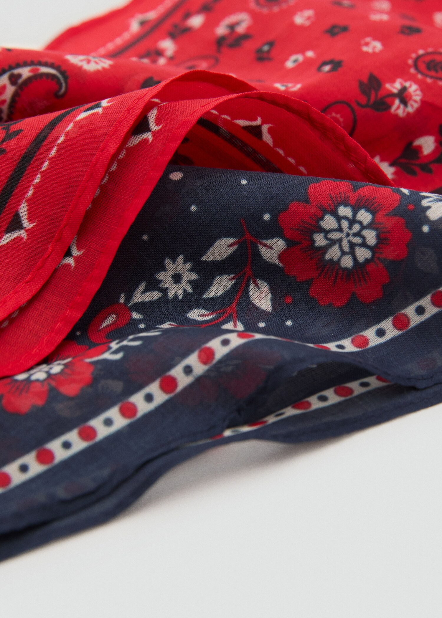 Set of 2 printed handkerchiefs - Medium plane