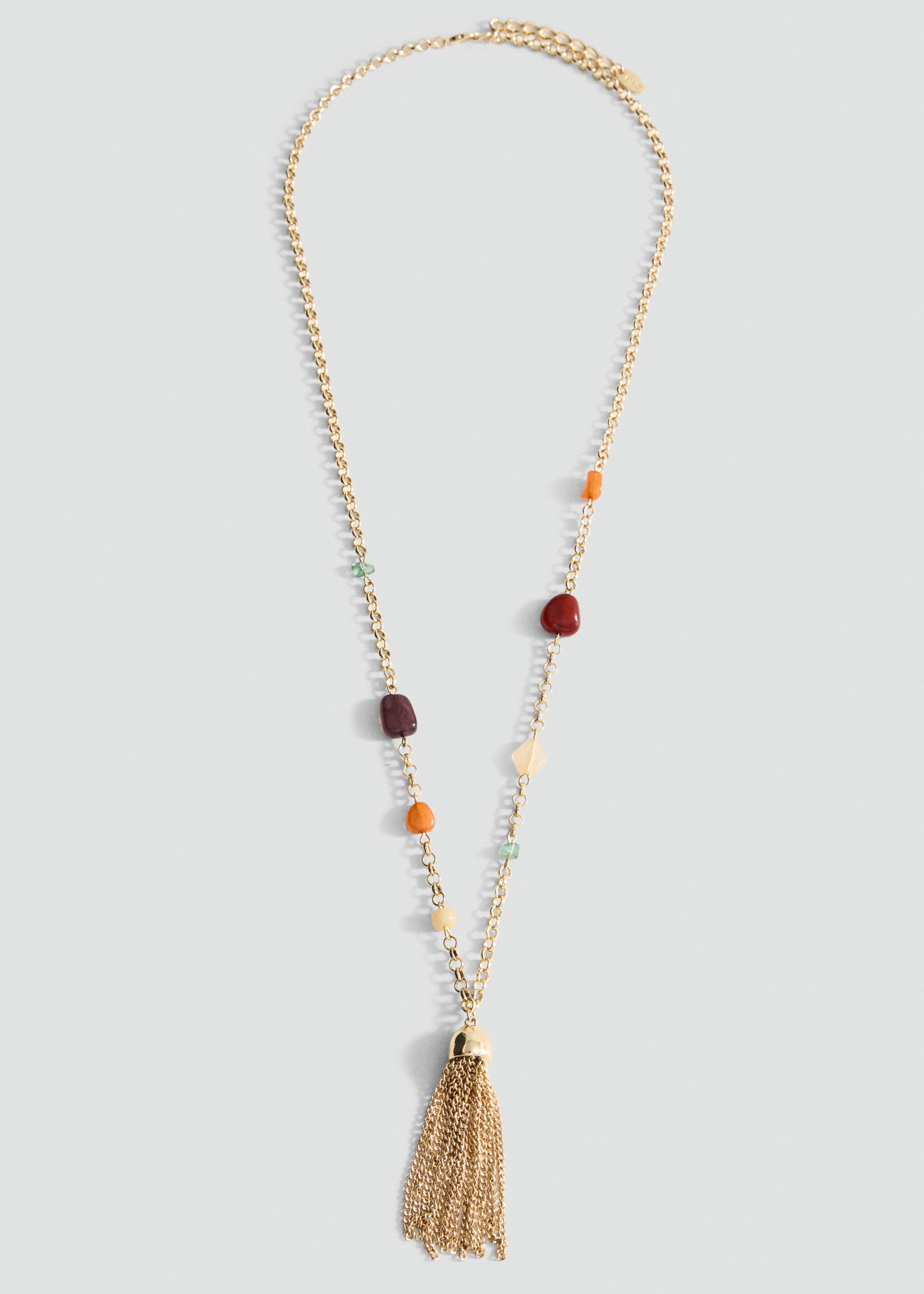 Fringed bead necklace - Article without model