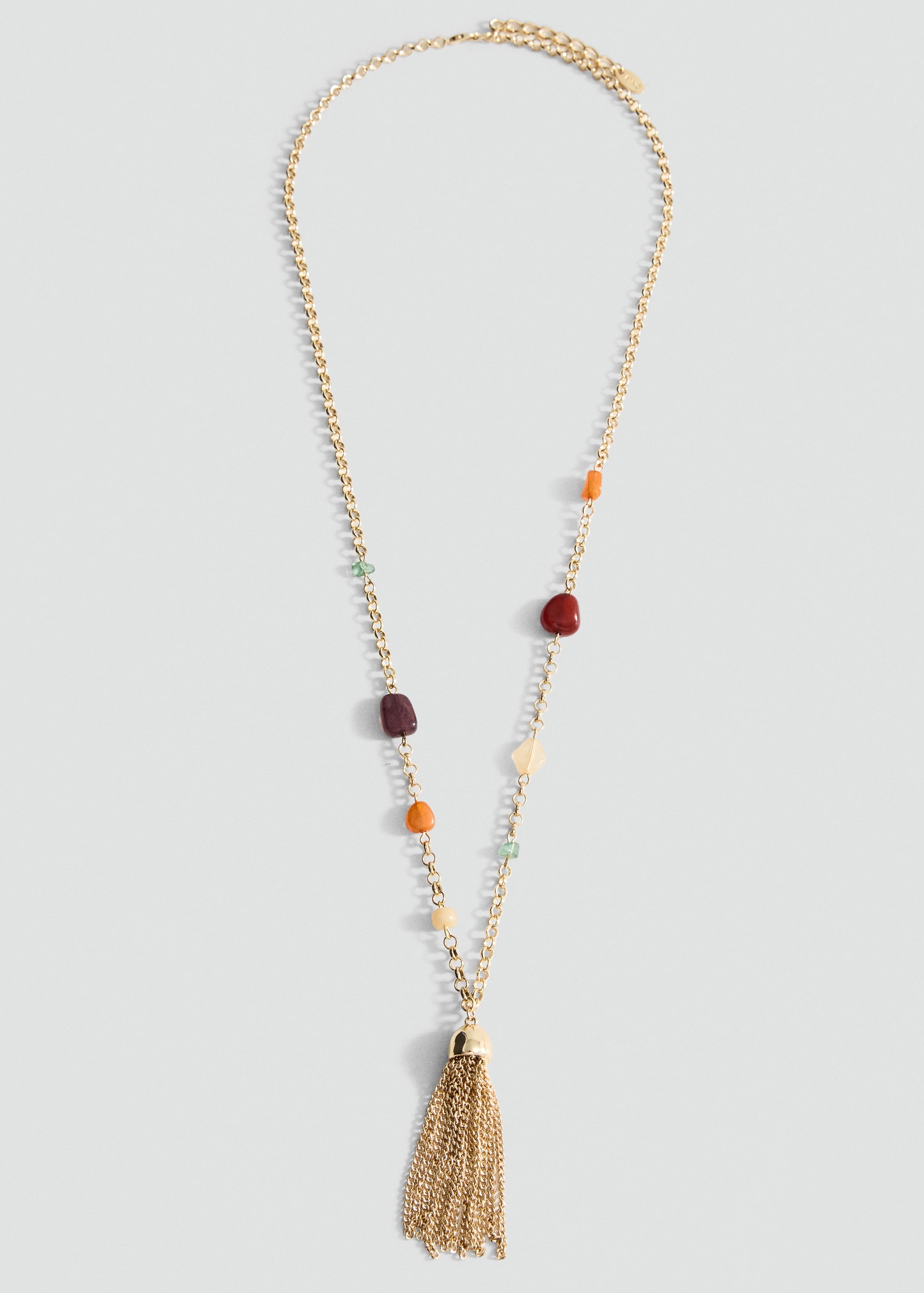 Fringed bead necklace - Article without model