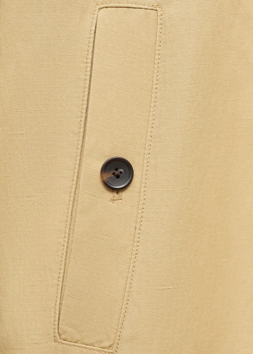 Zipper linen jacket