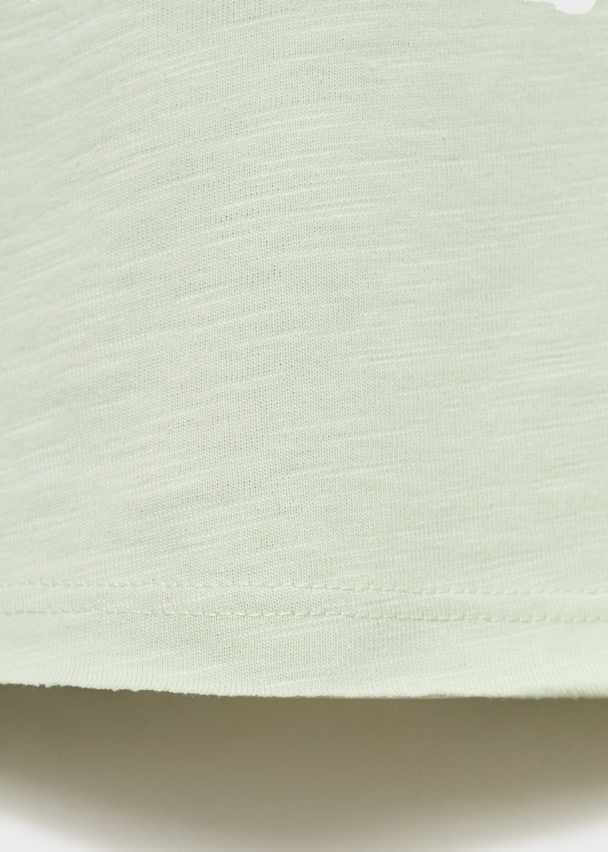 T-shirt détail de bouton en nacre - Détail de l'article 0