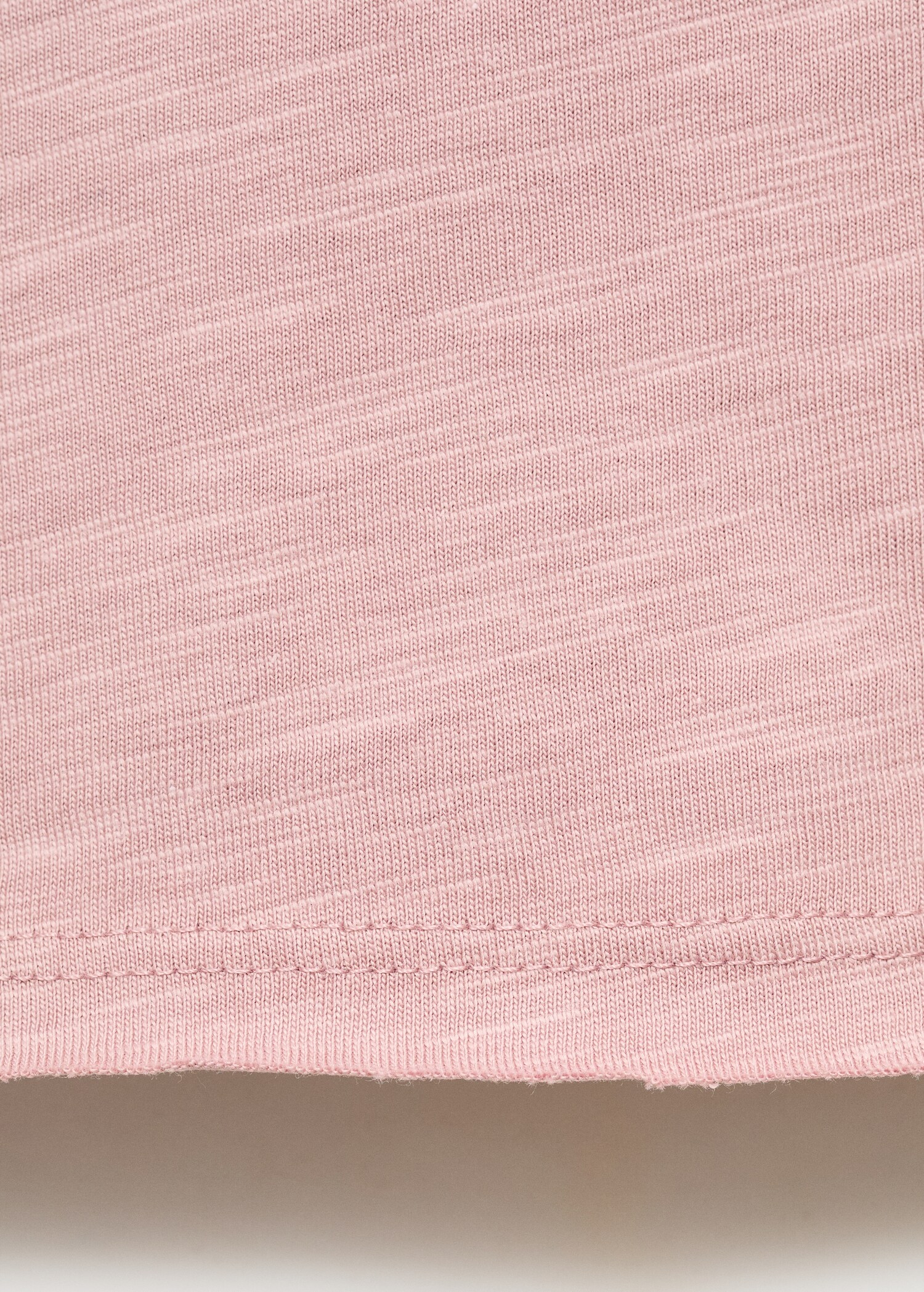 T-shirt with mother-of-pearl button detail - Details of the article 0