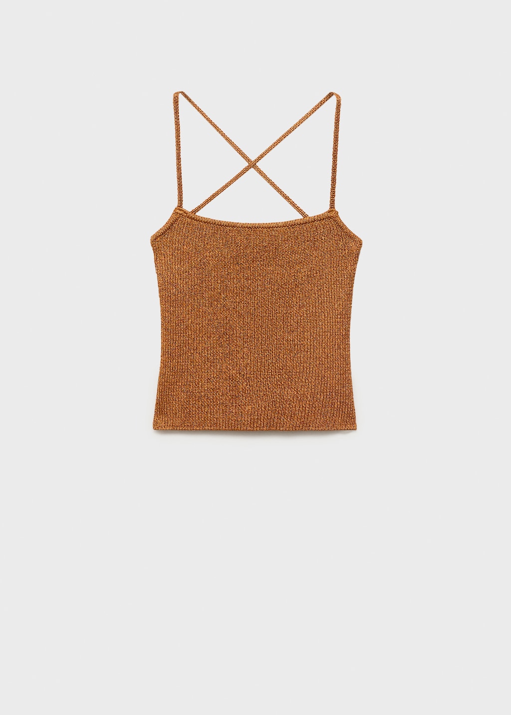 新品未使用randeboo Classic cropped knit Rib Knit Suspenders Crop Top Heritage White | The Webster