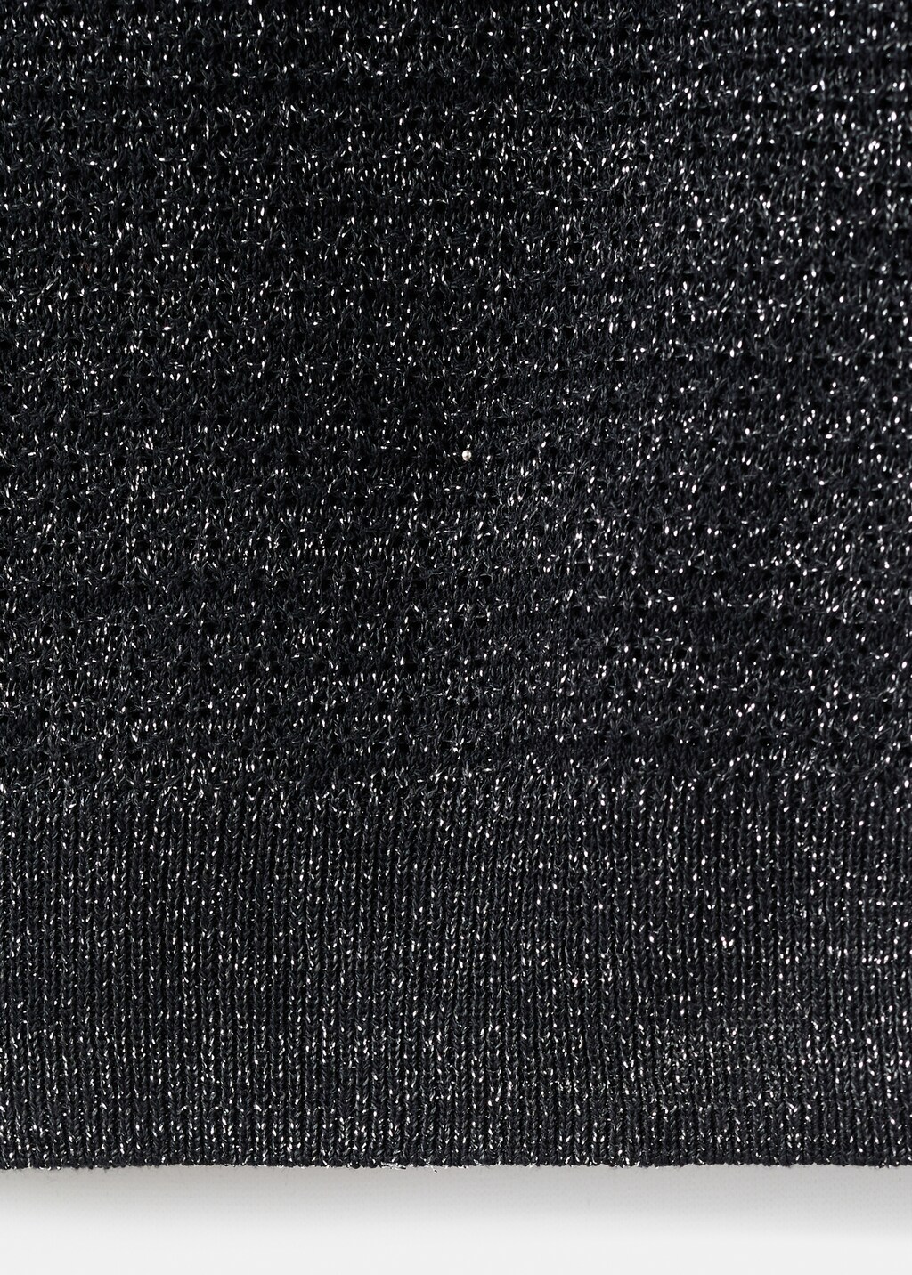 Mango Short-sleeved lurex sweater