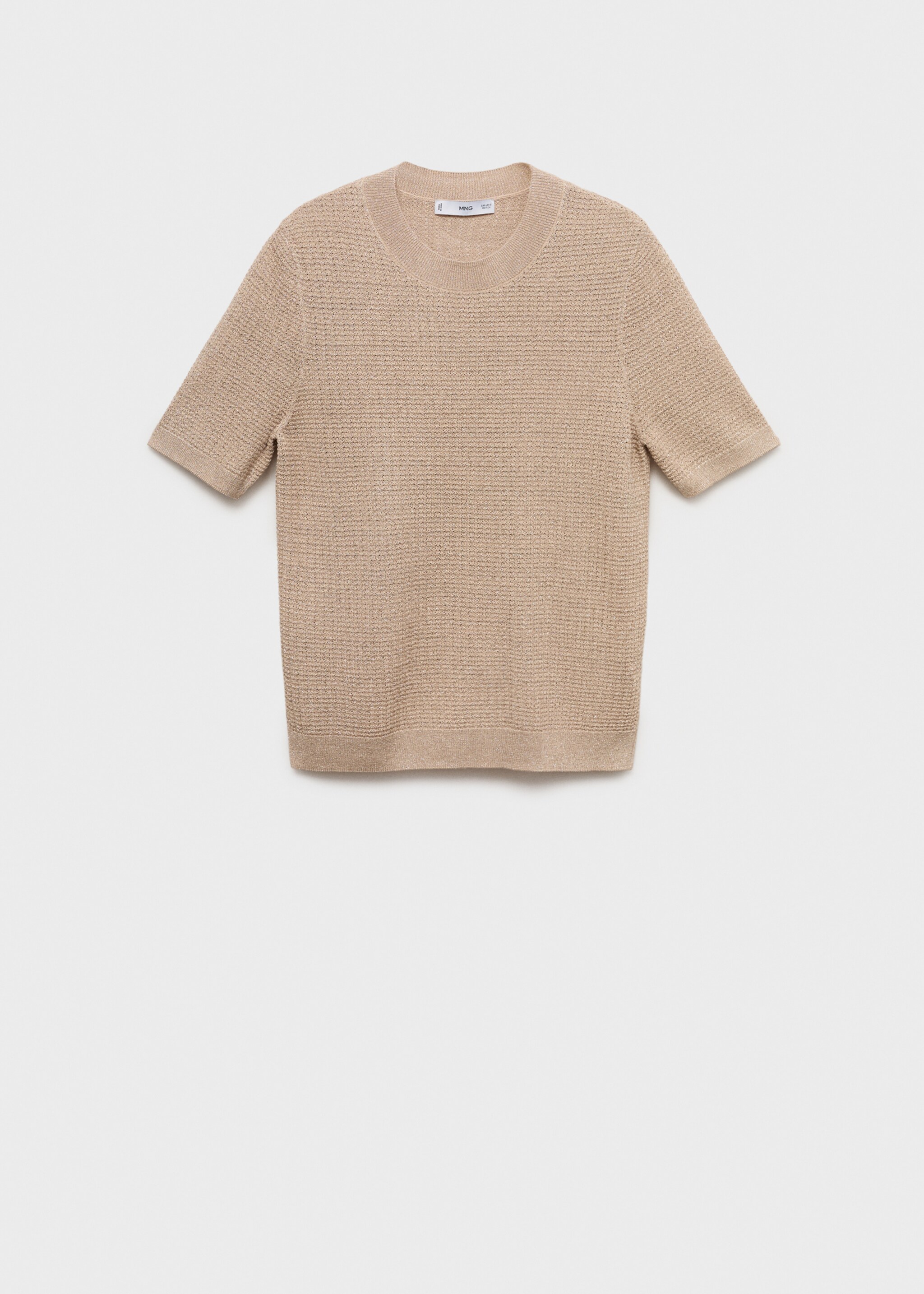 Pull-over Lurex manches courtes - Article sans modèle