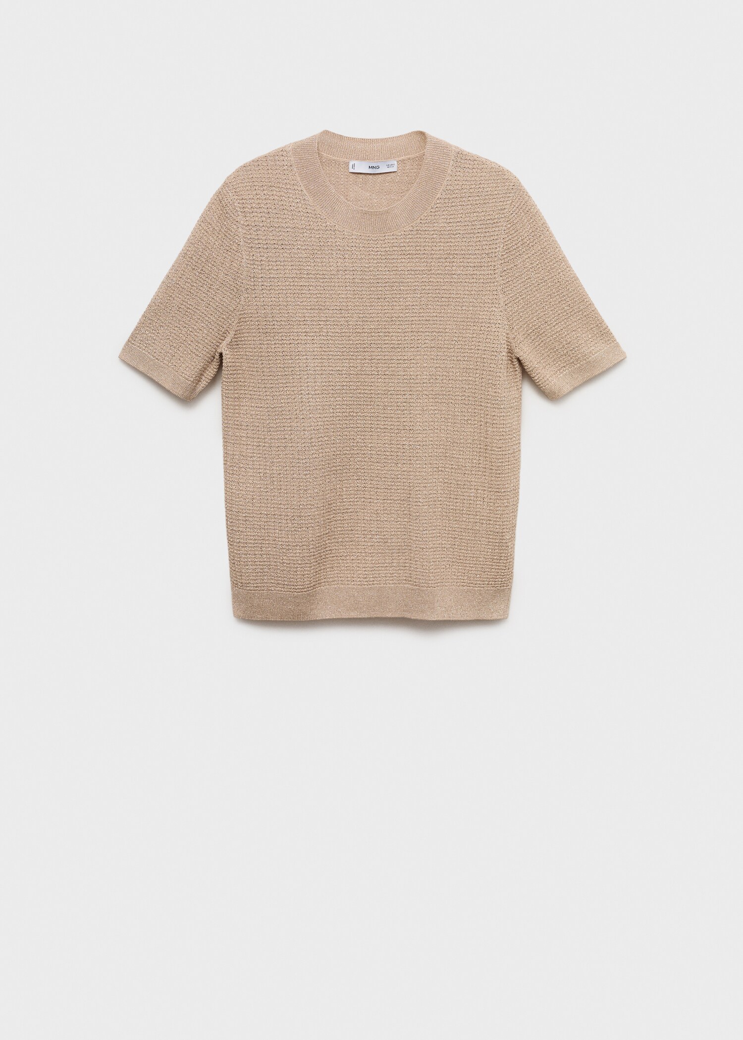 Pull-over Lurex manches courtes - Article sans modèle