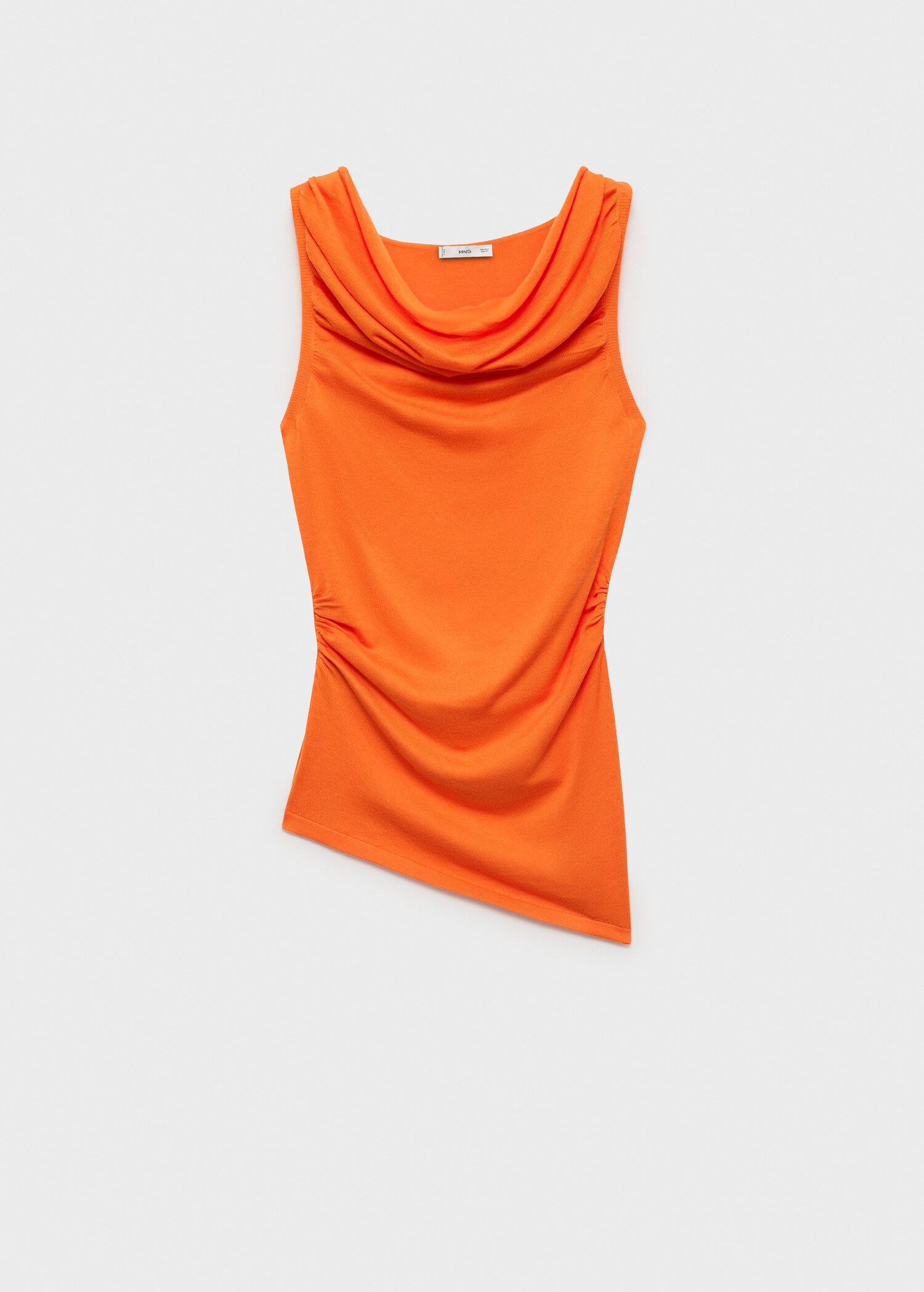 Draped knit top - Article without model
