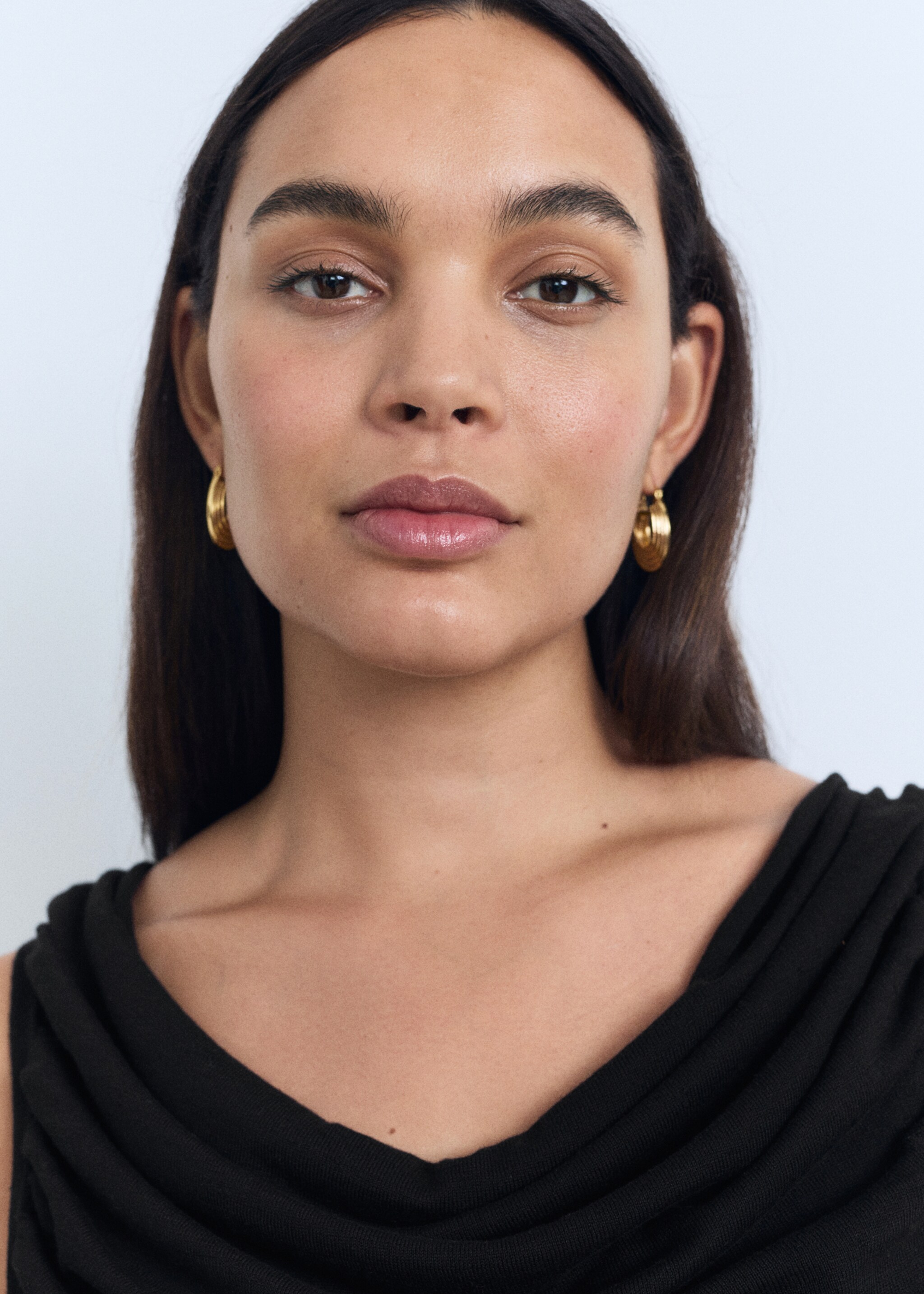 Draped knit top - Details of the article 4