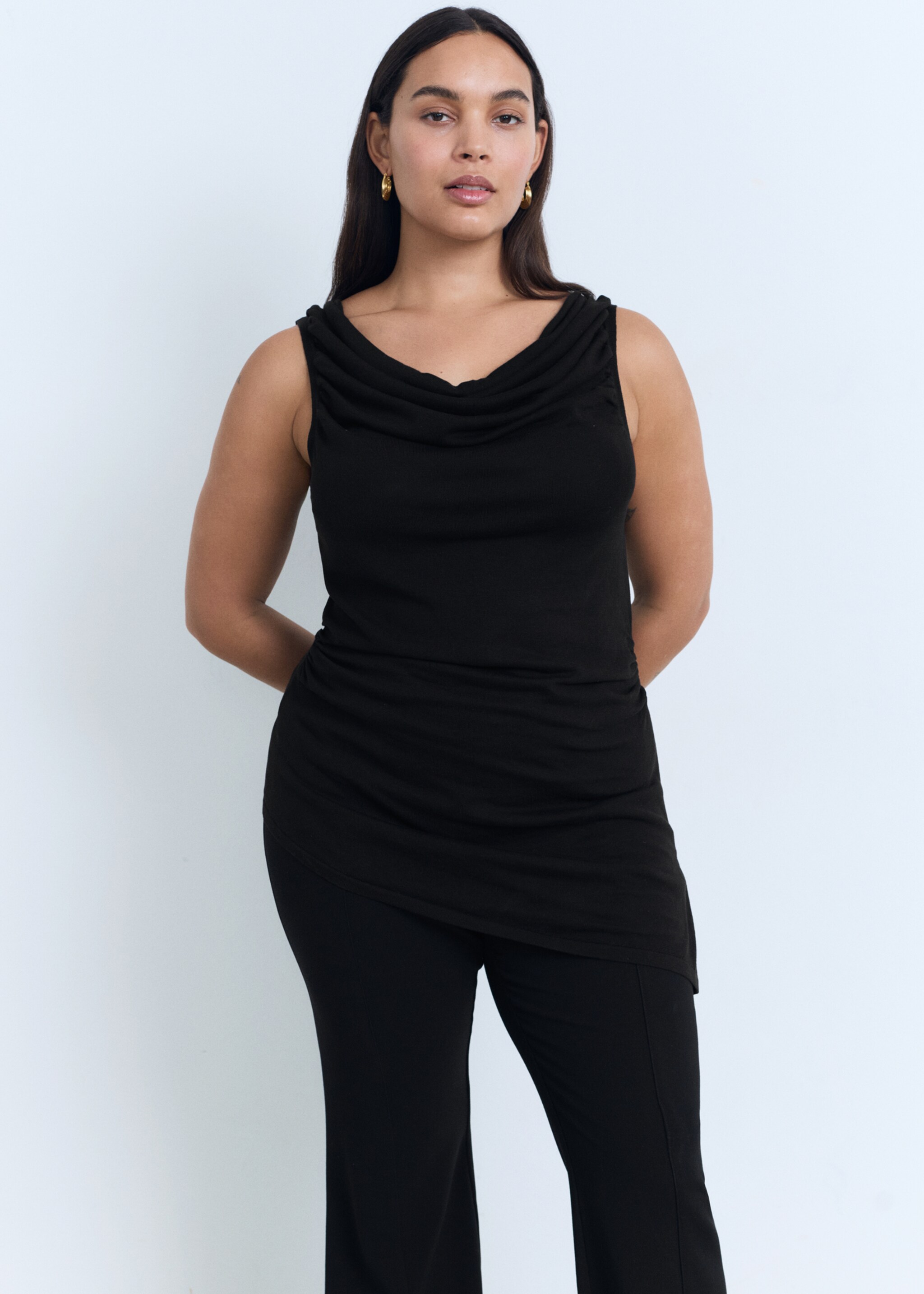 Draped knit top - Details of the article 5